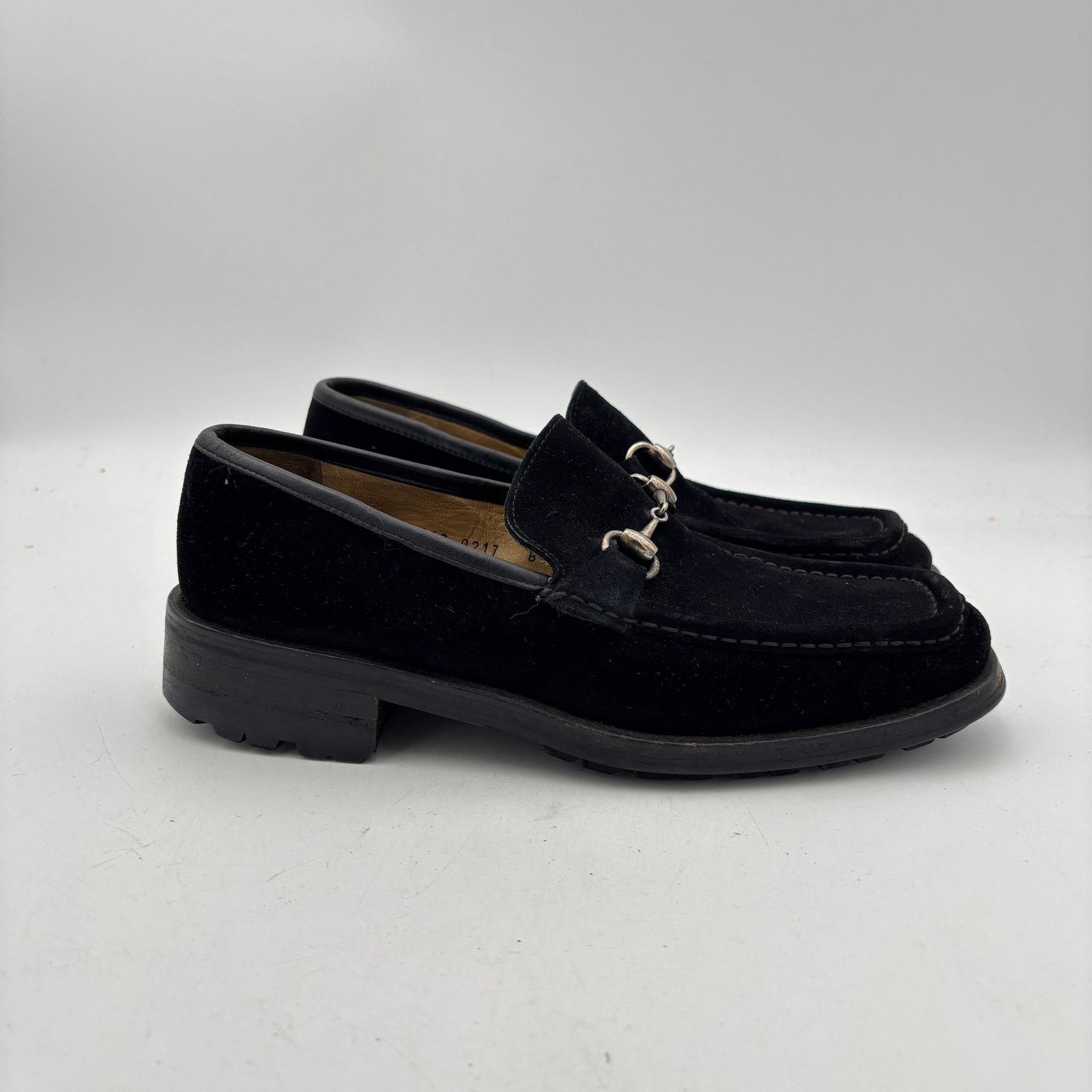 Gucci Vintage Gucci Tom Ford Era Suede Horsebit Loafers Men's 8 D Size US 8 / EU 41 - 3 Thumbnail