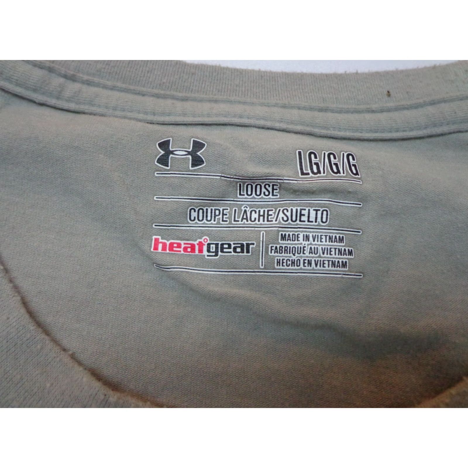 Under Armour Under Armour T Shirt USA Military Eagle Heat Gear Size Large Loose FLAW Size US L / EU 52-54 / 3 - 3 Thumbnail