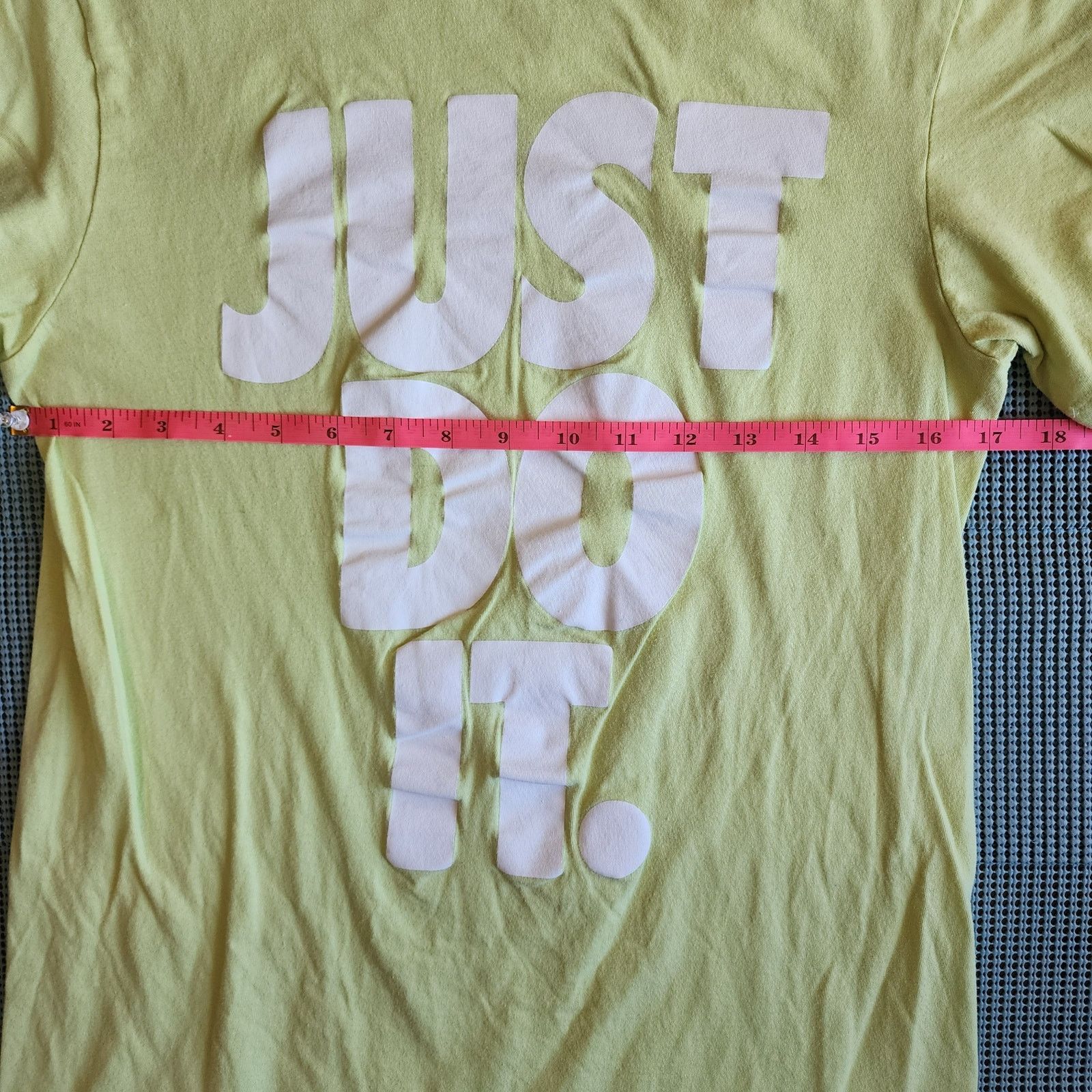 Nike Nike Men's Lime Green "Just Do It" Tee Small Size US S / EU 44-46 / 1 - 6 Thumbnail
