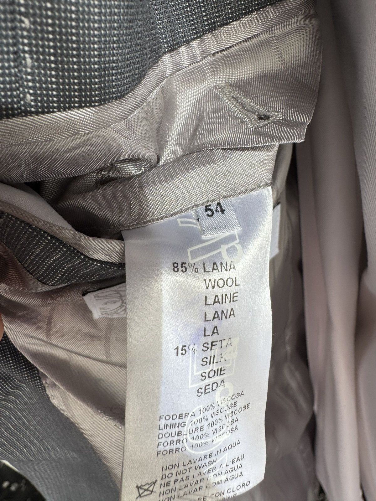 Versace Versace Suit grey 54 Size 54R - 5 Thumbnail
