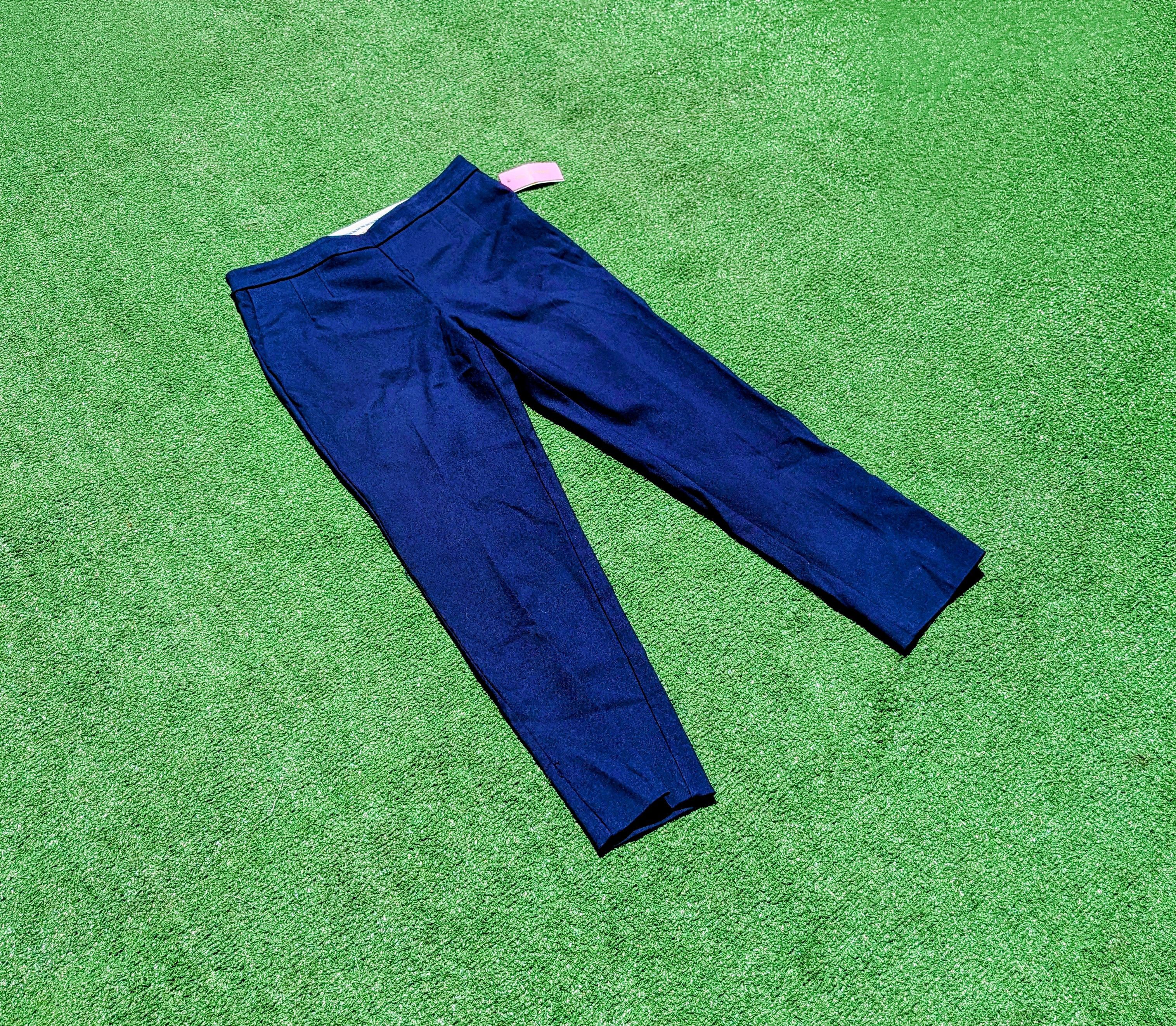 Designer Riley & Rae Preppy Core Front Pleated Stretch Slacks Pants Size 27" / US 4 / IT 40 - 1 Thumbnail