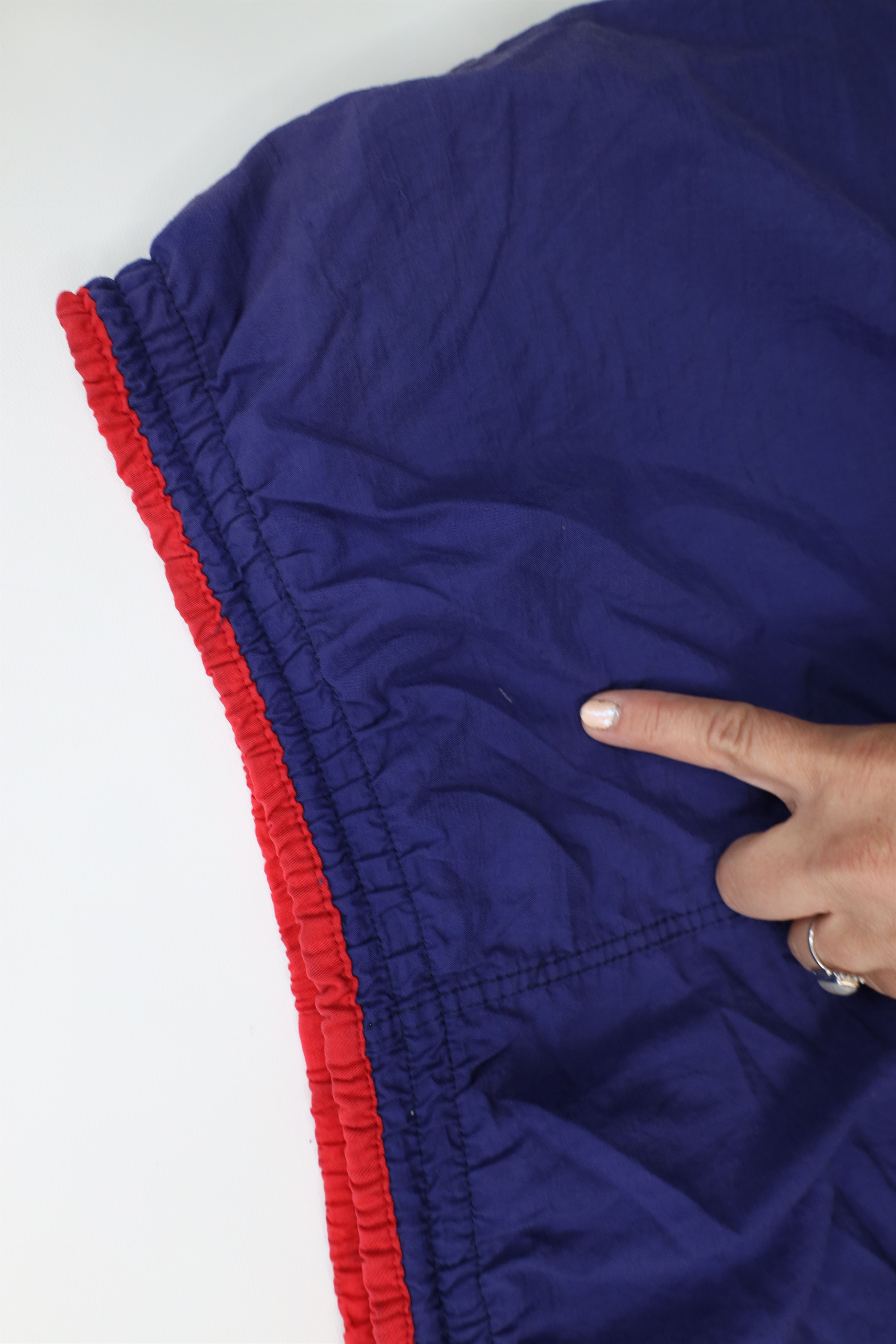 Vintage Vintage 90s Streetwear Faded Above Knee Lined Shorts Trunks Size US 34 / EU 50 - 6 Thumbnail