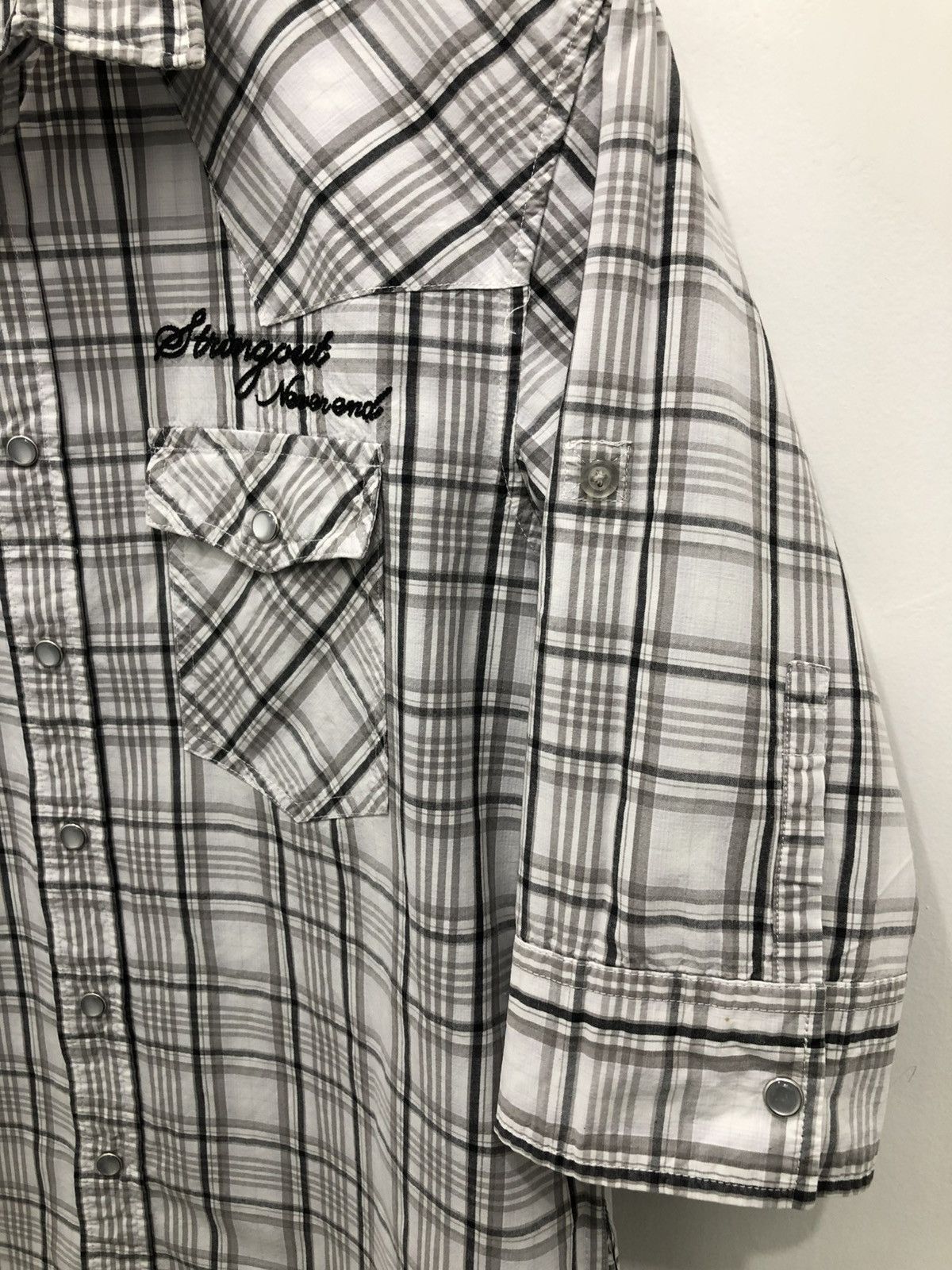 Japanese Brand Japanese Poem Button Up Shirt Embroidery Details Size US L / EU 52-54 / 3 - 13 Thumbnail
