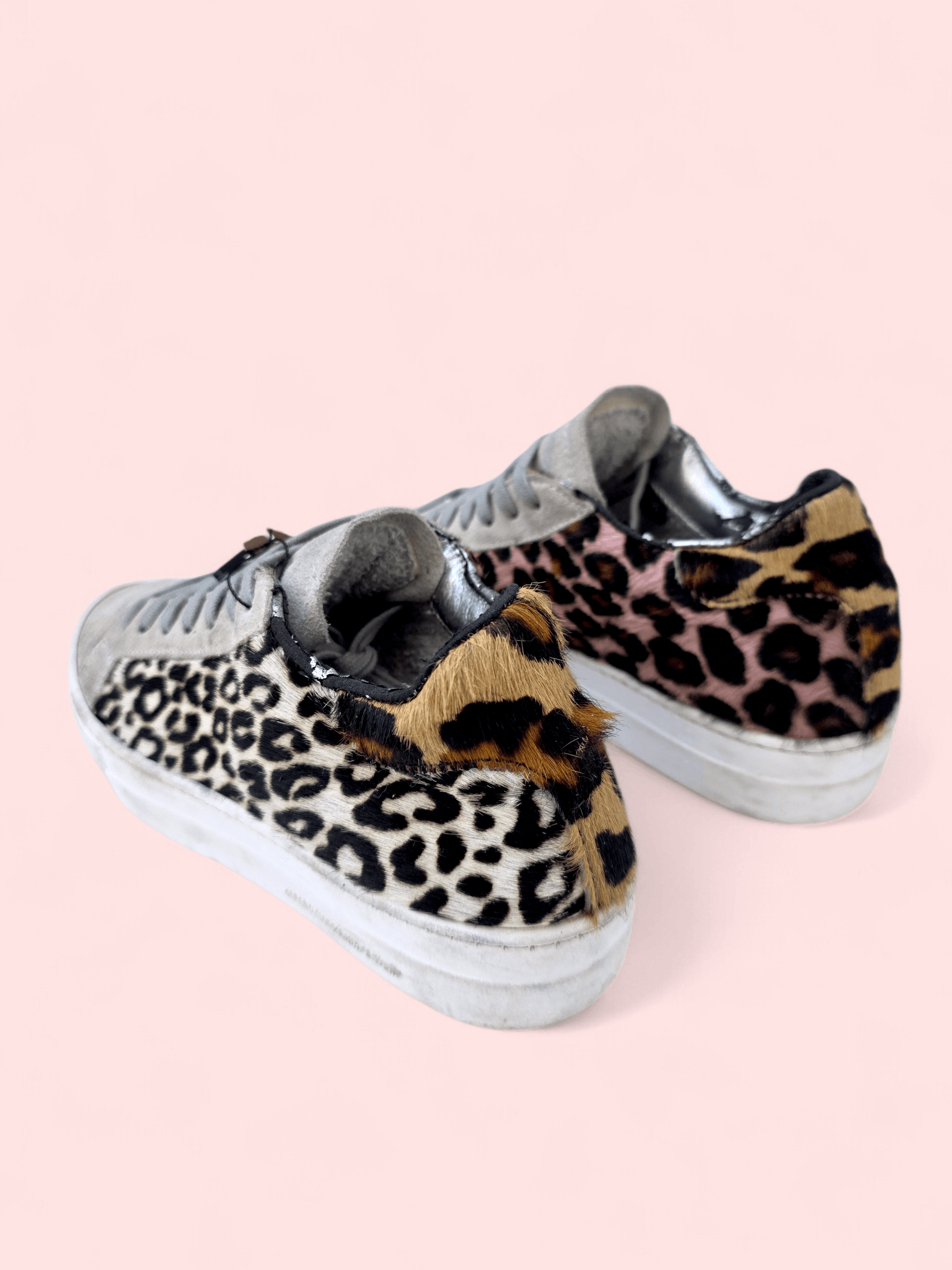 P448 P448 sneakers featuring a mix suede animal print-FASHIONELLA Size US 6 / IT 36 - 8 Thumbnail