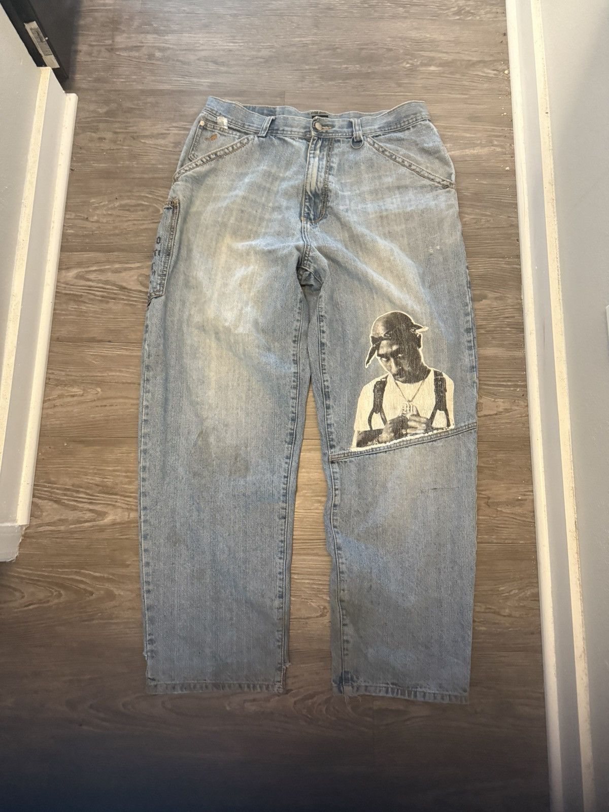 Other Vintage baggy Tupac jeans Size US 36 / EU 52 - 1 Thumbnail