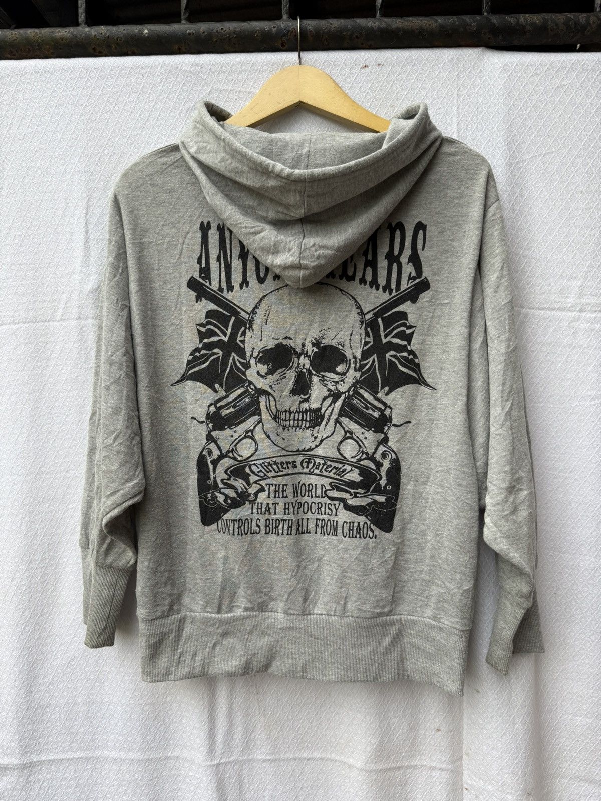 Japanese Brand Sly bomber hoodie skull ifsixwasnine lgb Size US M / EU 48-50 / 2 - 2 Thumbnail
