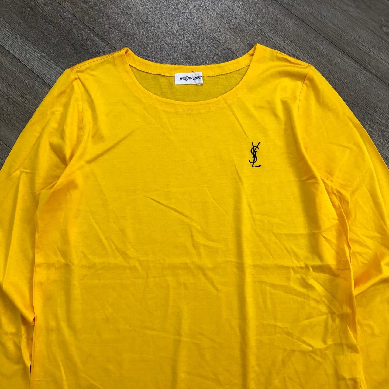 Yves Saint Laurent Yves Saint Laurent Small Logo Long Sleeve Size US M / EU 48-50 / 2 - 2 Thumbnail