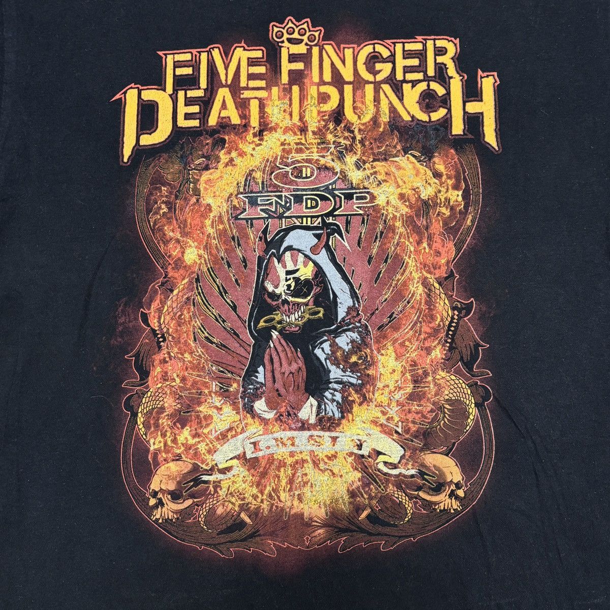 Band Tees × Vintage Five Finger Death Punch Shirt Metal Band Tee Slipknot Size US L / EU 52-54 / 3 - 3 Thumbnail