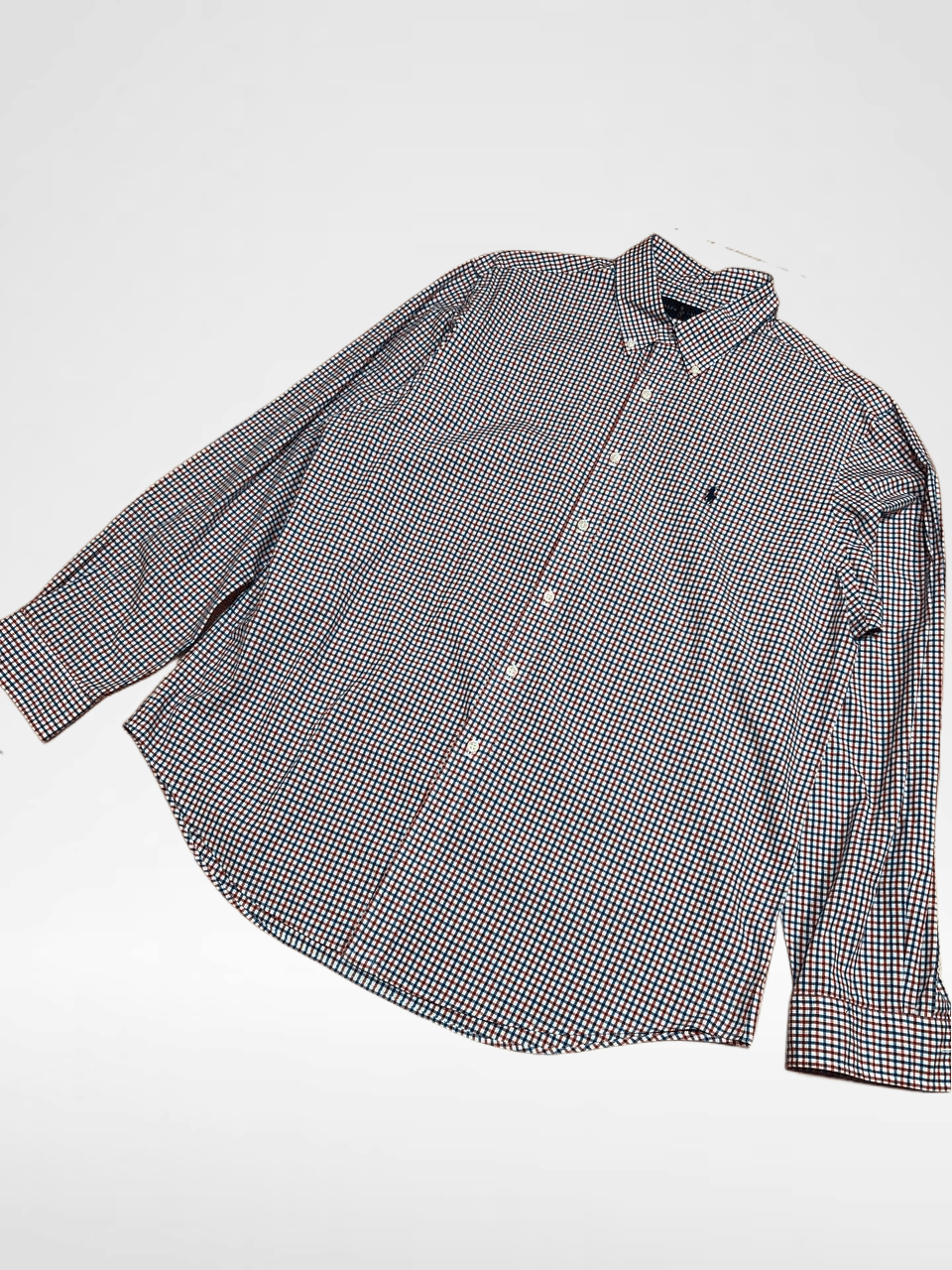 Ralph Lauren Cell Print Size XL Shirt Ralph Lauren Logo Y2K Size US XL / EU 56 / 4 - 1 Thumbnail