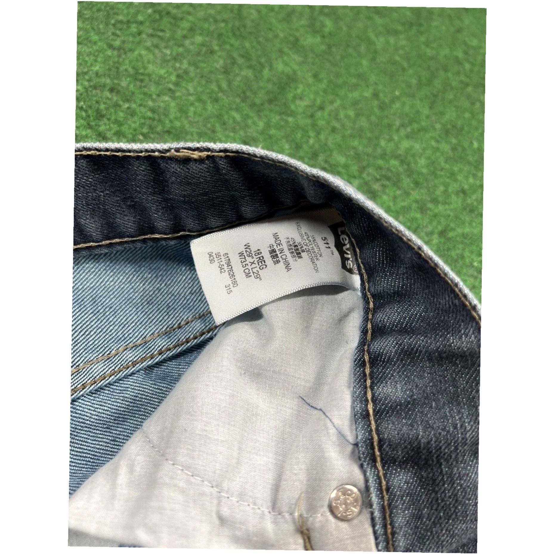 Levi's Levi's 511 Slim Jeans Youth 18 Reg Blue Denim Pants Medium Wash Bottoms Casual Size 40" / US 18 - 7 Thumbnail