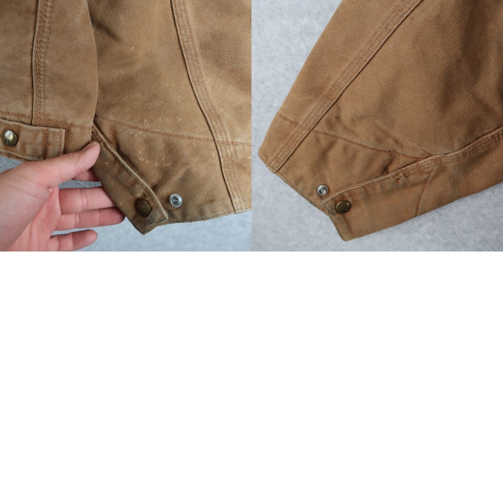 Carhartt VINTAGE Carhartt J97 Jacket Bomber Shirt 2XL Brown Plaid Lined Zip Mens 90s USA Classic Workwear Size US XXL / EU 58 / 5 - 11 Thumbnail