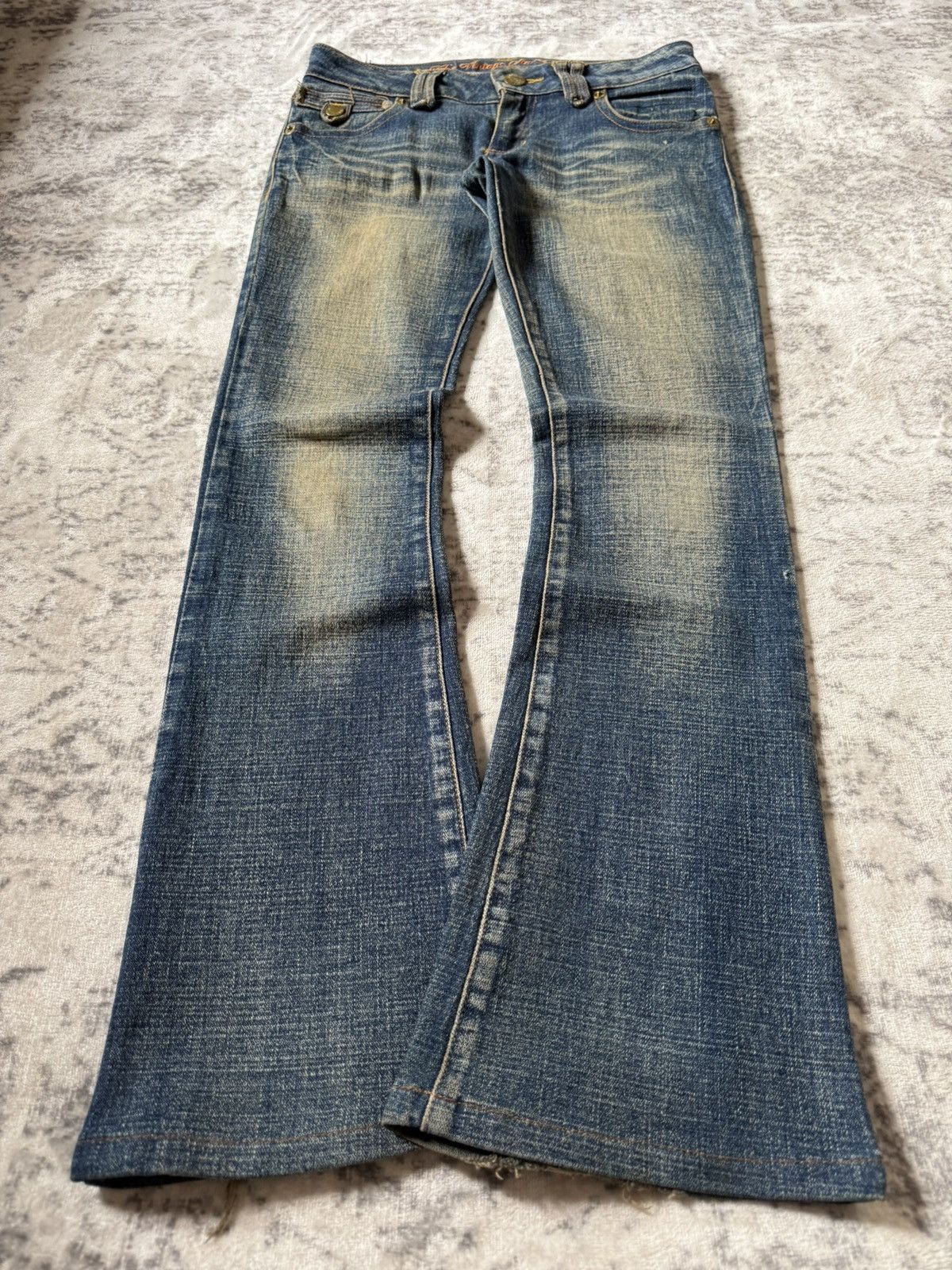 Hysteric Glamour Sky Bomber Japan Mud Wash Flared Jeans Size US 28 / EU 44 - 1 Thumbnail