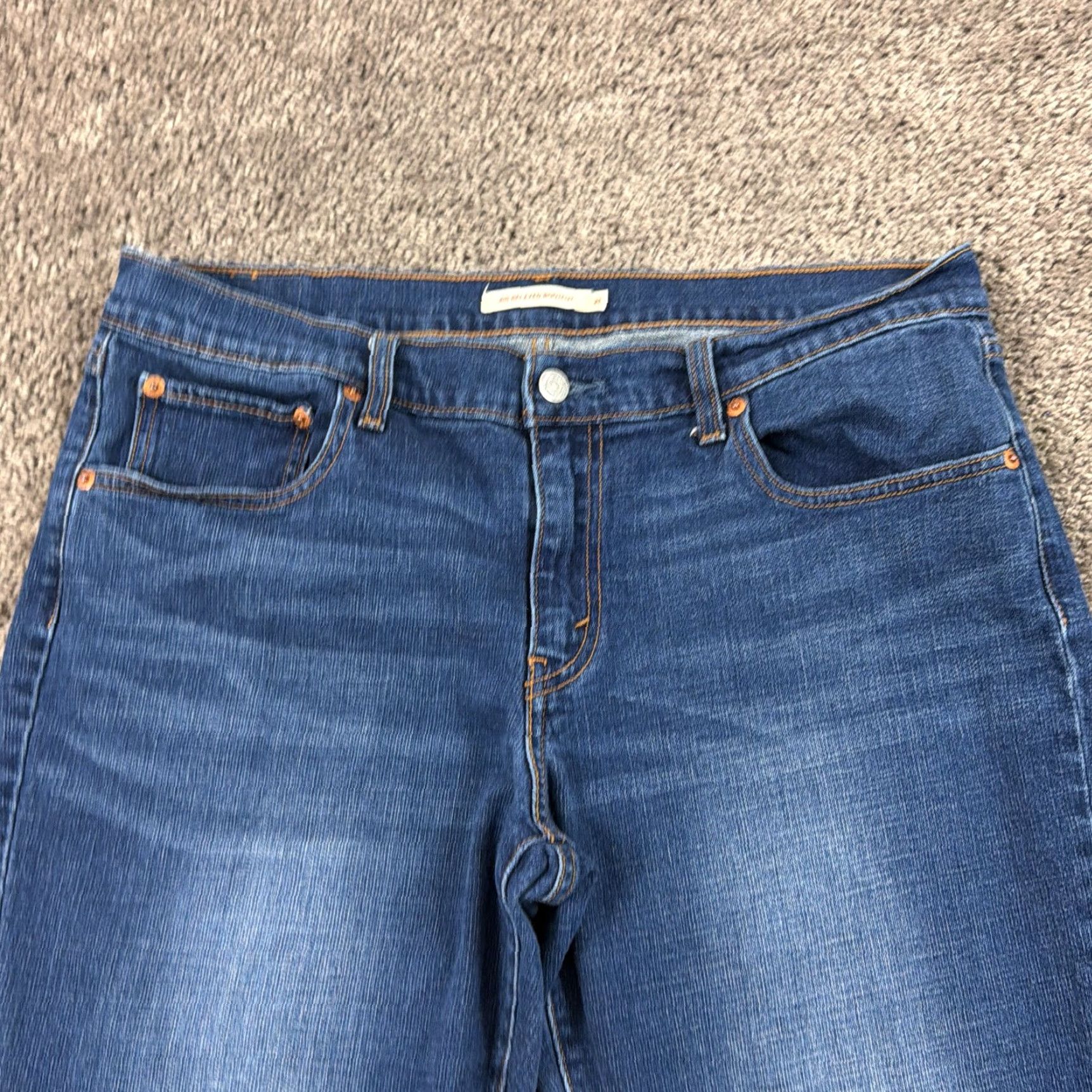 Levi's Levi's Jeans Womens 31 Bootcut Relaxed Fit Dark Wash Denim Stretch 32x31 Size 24" / US 00 / IT 34 - 3 Thumbnail