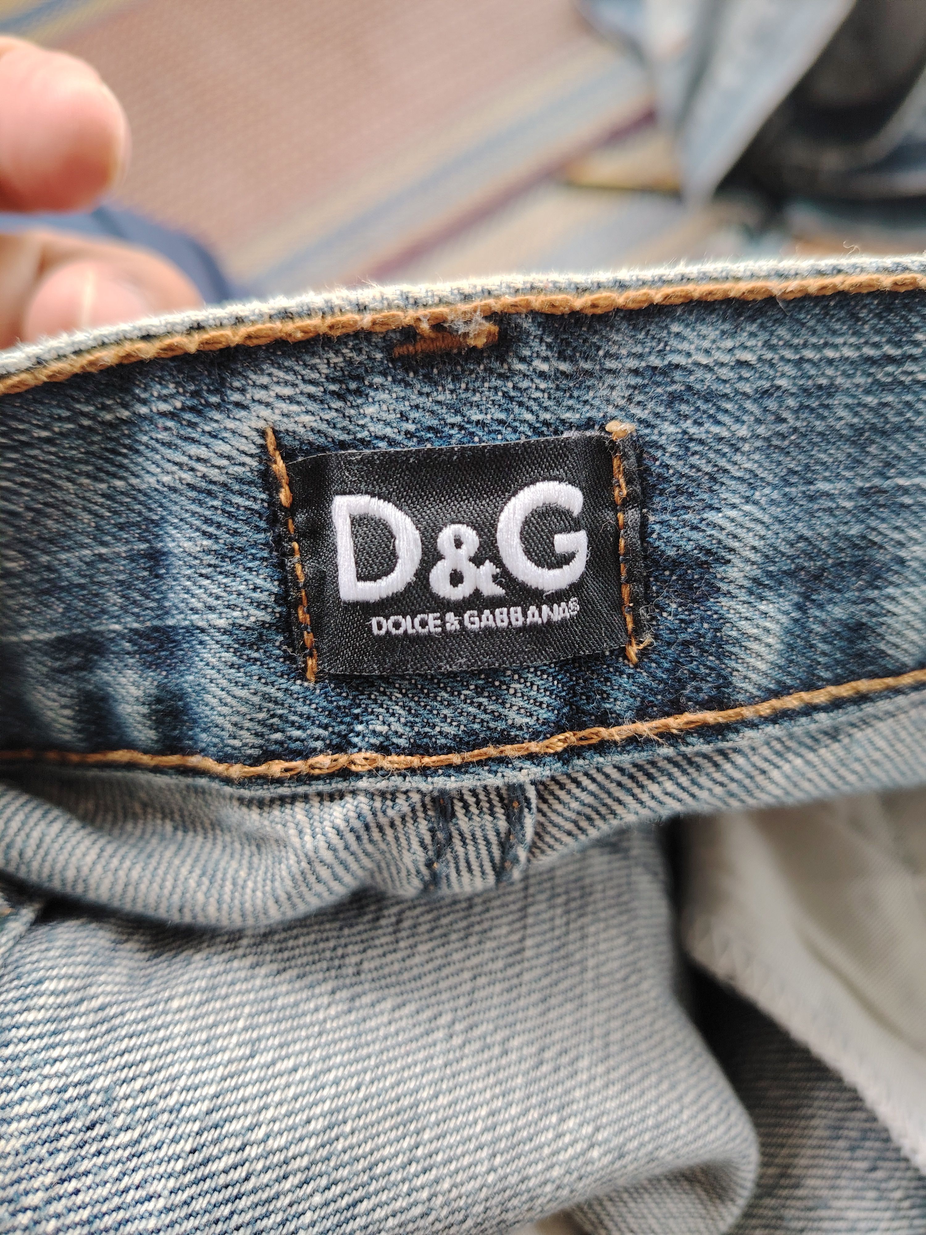 Dolce & Gabbana 💥BEST OFFER😊VINTAGE Y2K DOLCE & GABANNA DISTRESSED DENIM Size US 32 / EU 48 - 17 Thumbnail