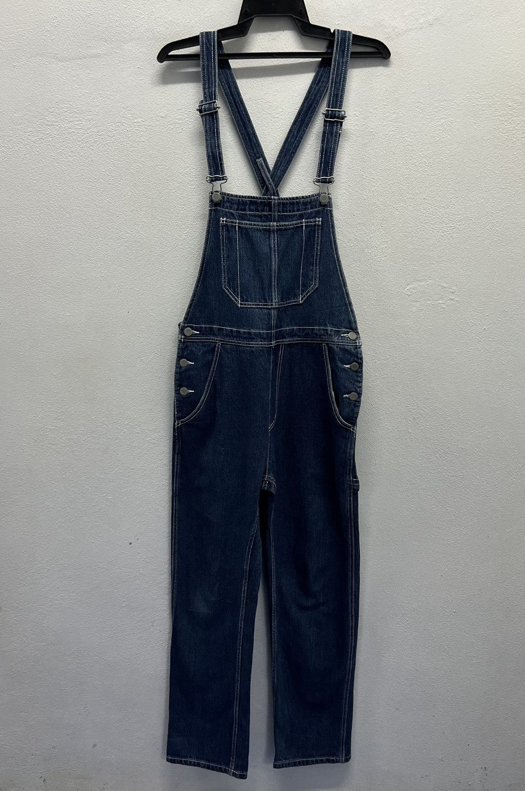 Vintage BEAMS HEART 100% Cotton Denim Overalls – Indigo Blue Size US 33 - 1 Thumbnail