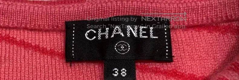 Chanel Chanel Ski Series Peach-red Knitted Sports Vest Size XS / US 0-2 / IT 36-38 - 4 Thumbnail