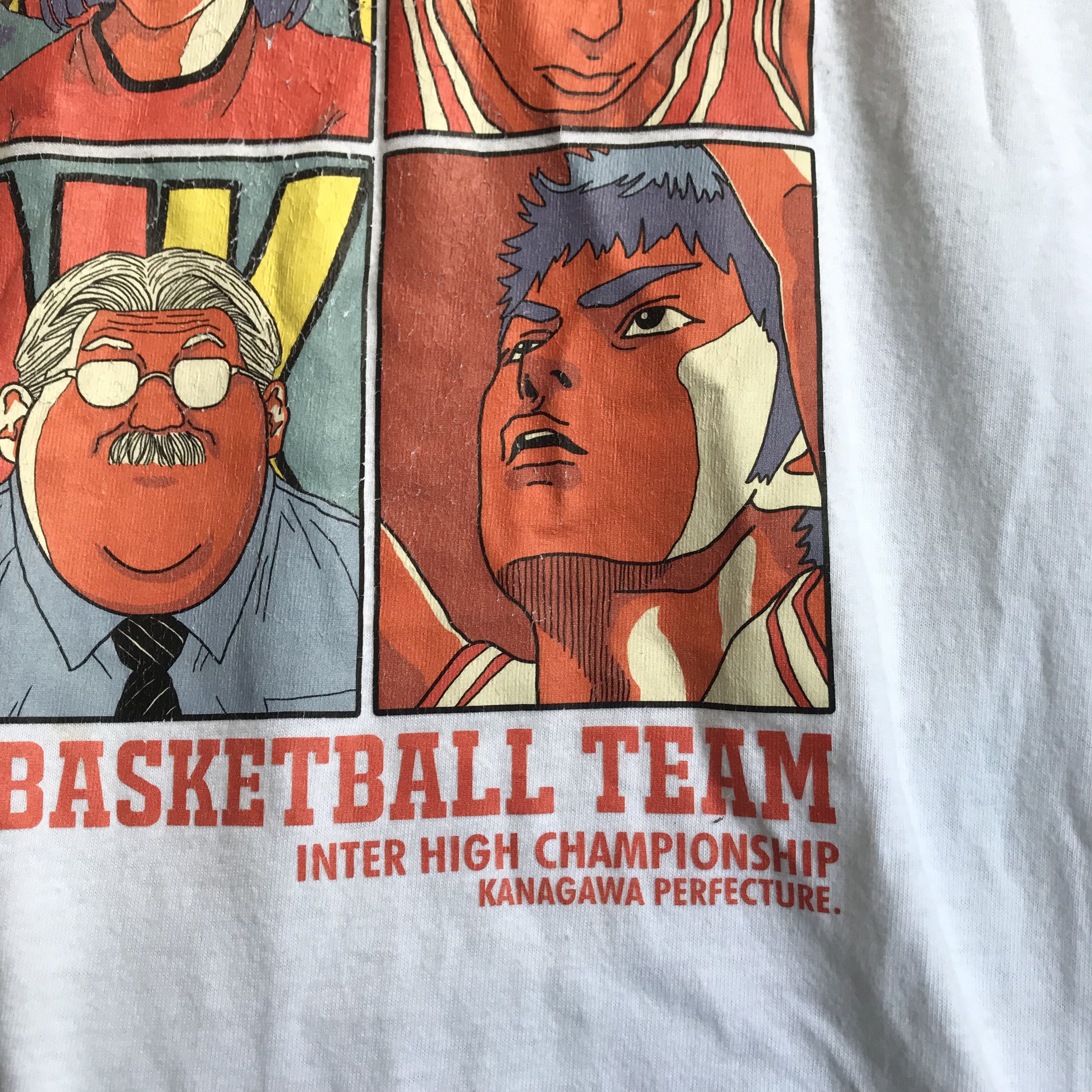 Anime Slam Dunk slamdunk Shohoku Hanamichi Sakuragi iconic TshirT Size US XL / EU 56 / 4 - 4 Thumbnail