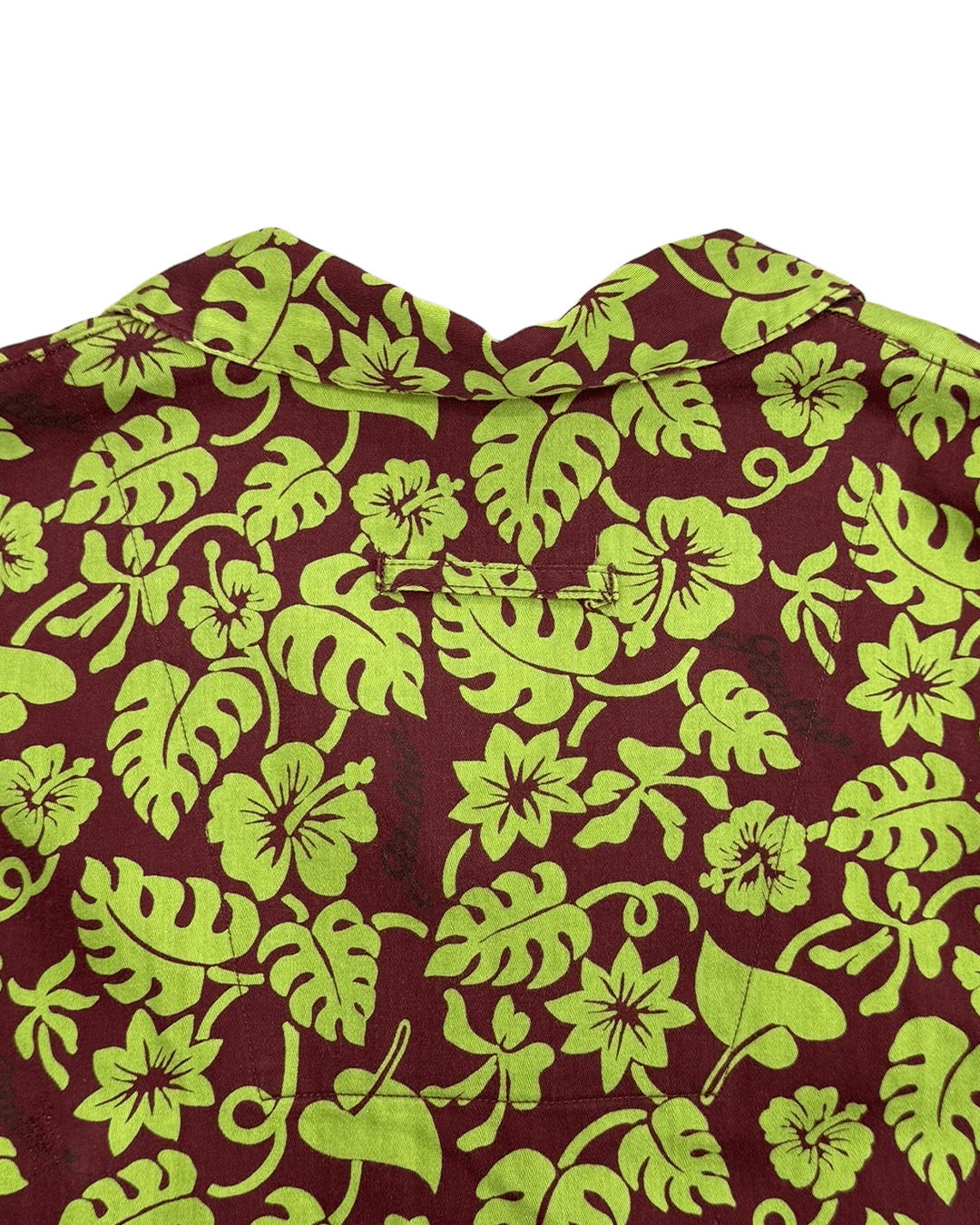 Jean Paul Gaultier Jean Paul Gaultier 1990s Leaves Printed Open Collar Shirt Size US L / EU 52-54 / 3 - 8 Thumbnail