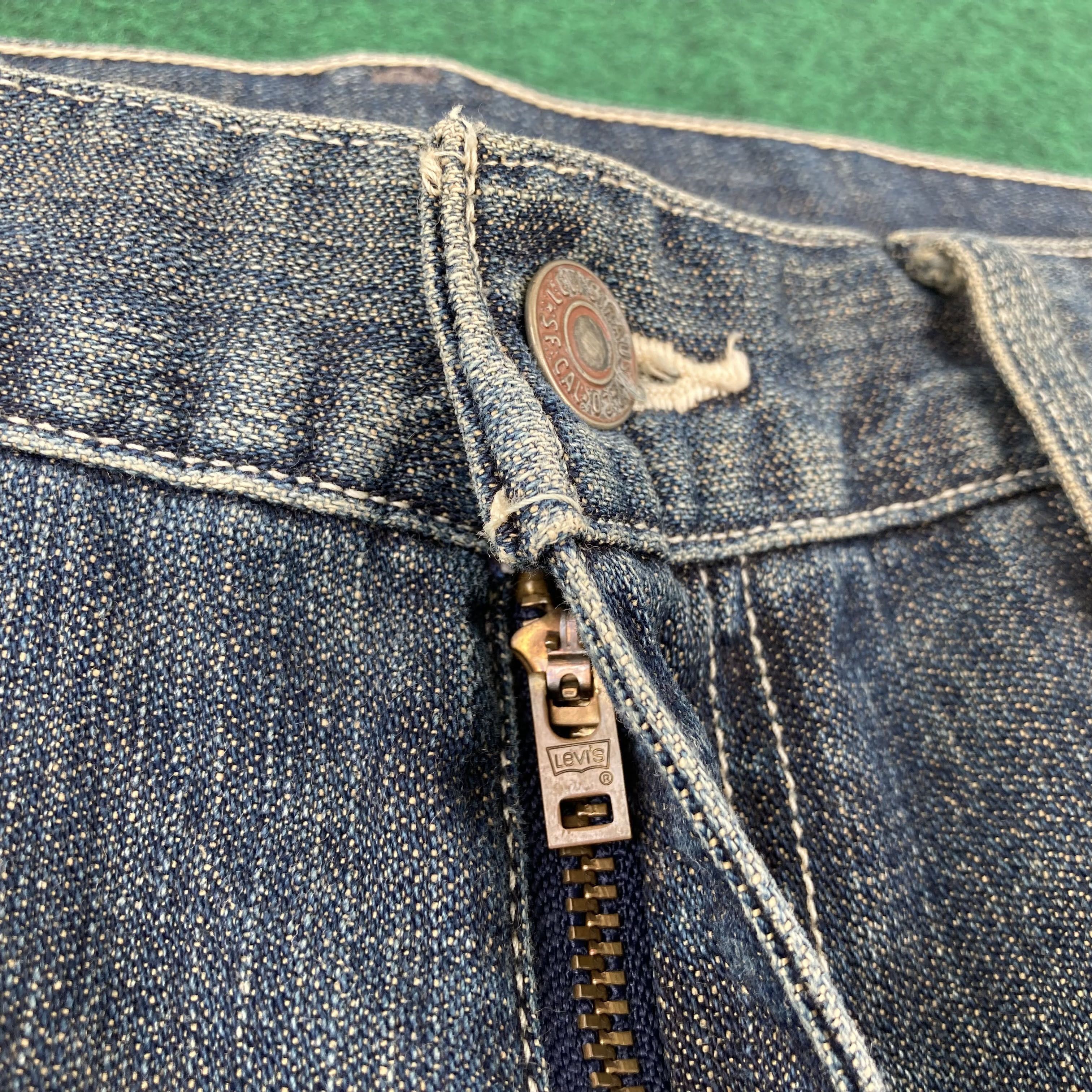 Levi's 34x33.5 Vtg Levis 517 Denim Flare Bootcut Sz 34 Jeans Size US 34 / EU 50 - 4 Thumbnail