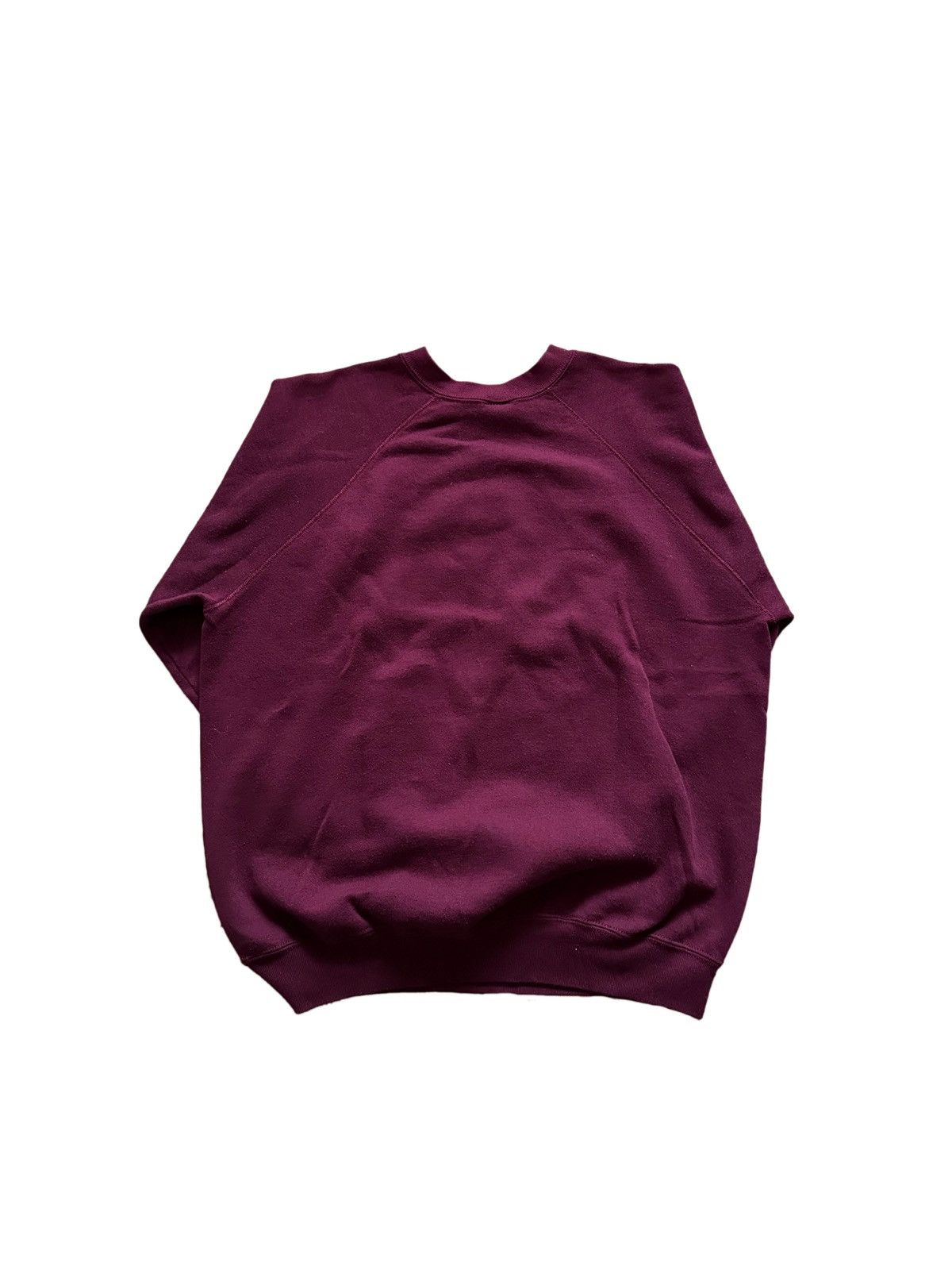 Vintage Vintage 90s Texas Deer Crewneck Sweatshirt Burgundy Tultex Size US L / EU 52-54 / 3 - 5 Thumbnail