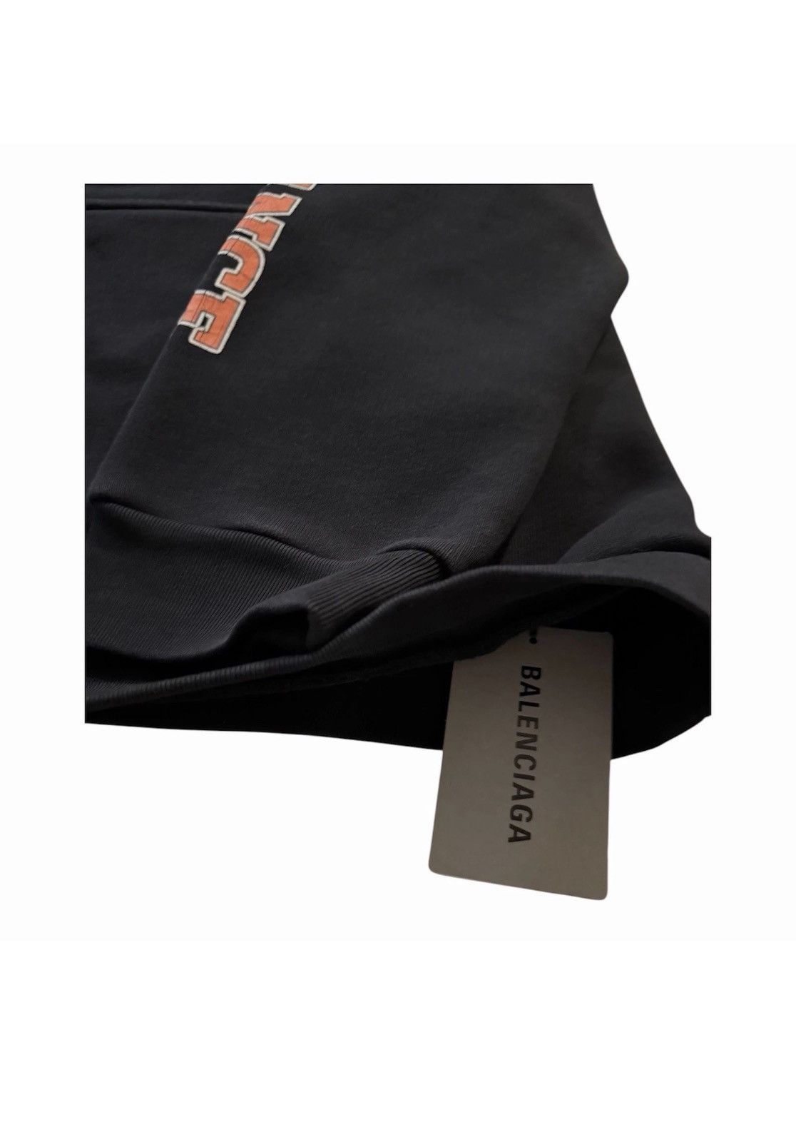 Balenciaga Maison Balenciaga Black Wide Fit Hoodie Size US M / EU 48-50 / 2 - 14 Thumbnail