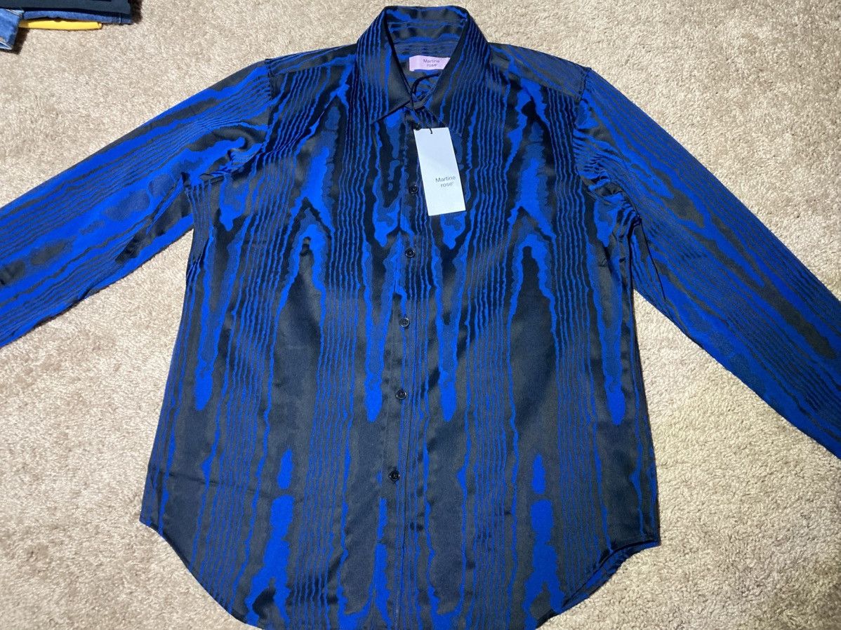 Martine Rose New AW24 Martine Rose Classic Bark Stripe Shirt 2024 Print Size US S / EU 44-46 / 1 - 2 Thumbnail