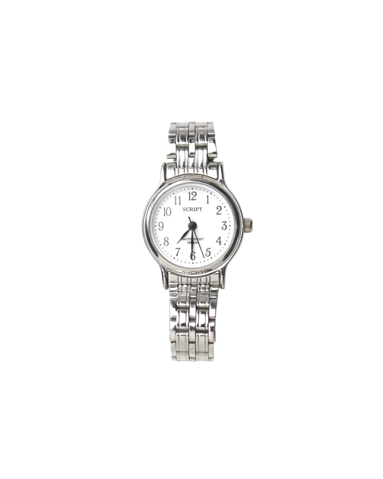 Seiko 2000S SEIKO SCRIPT SILVER WATCH – ARABIC DIAL & METAL BAND Size ONE SIZE - 1 Thumbnail