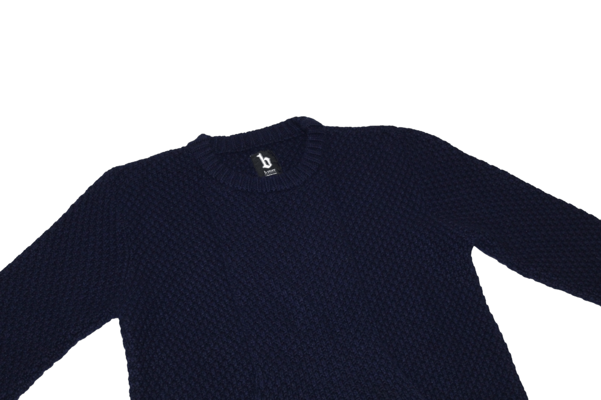 Savile Row B-store London Savile Row Wool Blend Cable Knit Crew Sweater Size US S / EU 44-46 / 1 - 3 Thumbnail