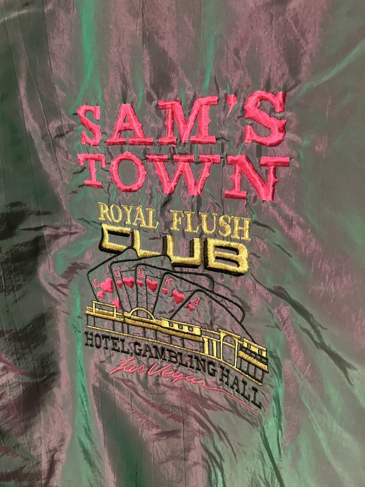 Other Vintage made in USA Sam’s Town Royal Flush Gambling Jacket Size US XL / EU 56 / 4 - 10 Thumbnail