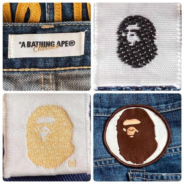 Bape BAPE Champion Embroidered Denim Shorts a bathing ape ★size L Size US 34 / EU 50 - 8 Thumbnail