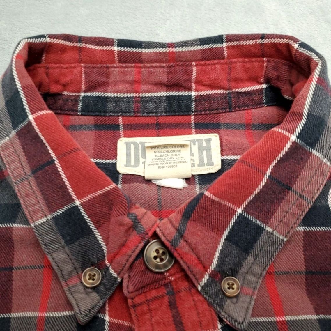 Vintage Duluth Trading Shirt Men L Red Flannel Plaid Long Sleeve Outdoor Cabin Casual Size US L / EU 52-54 / 3 - 4 Thumbnail