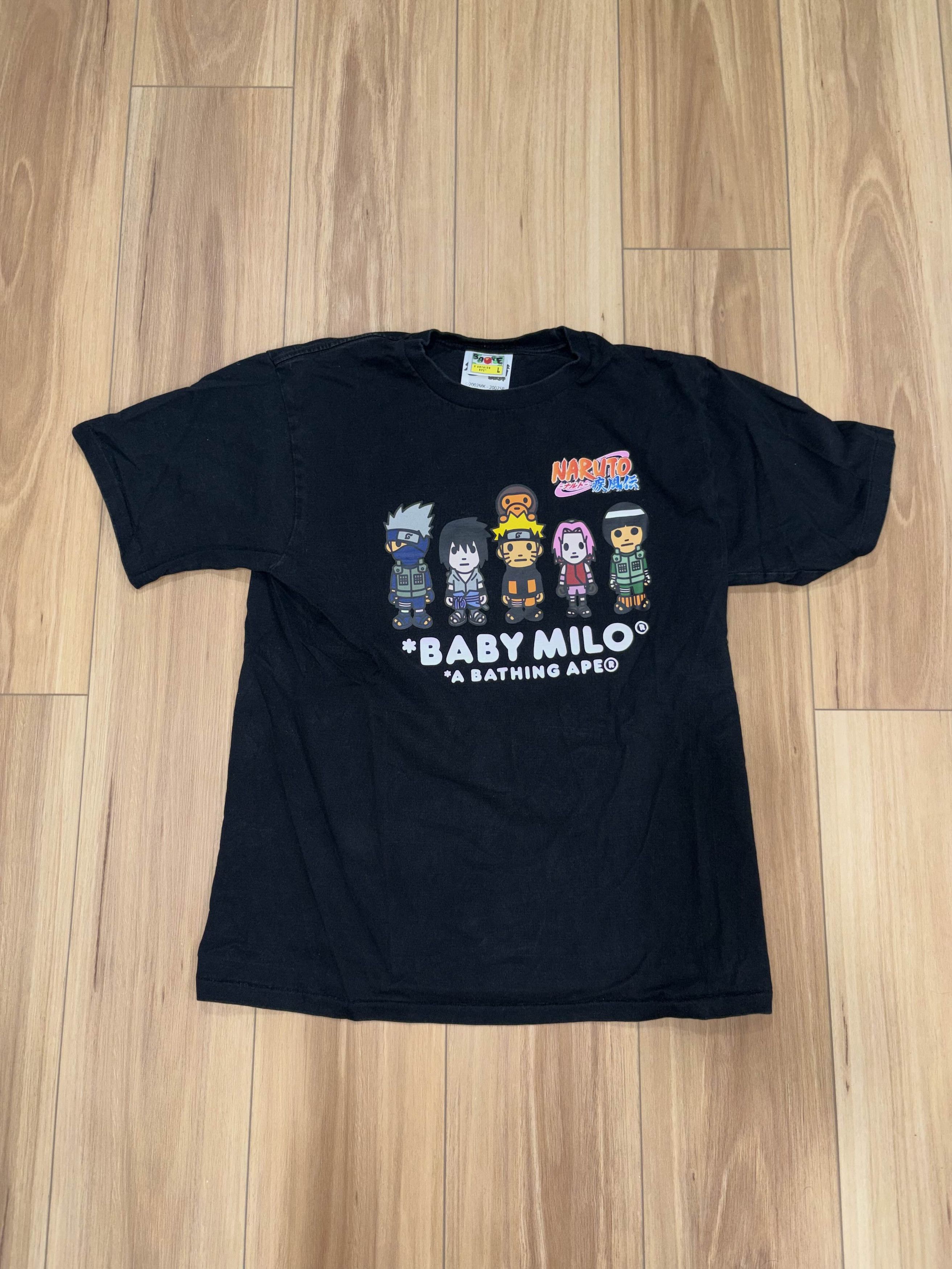 Bape Bape x Naruto Milo #3 Tee Black Size: Large FW18 Size US L / EU 52-54 / 3 - 2 Thumbnail