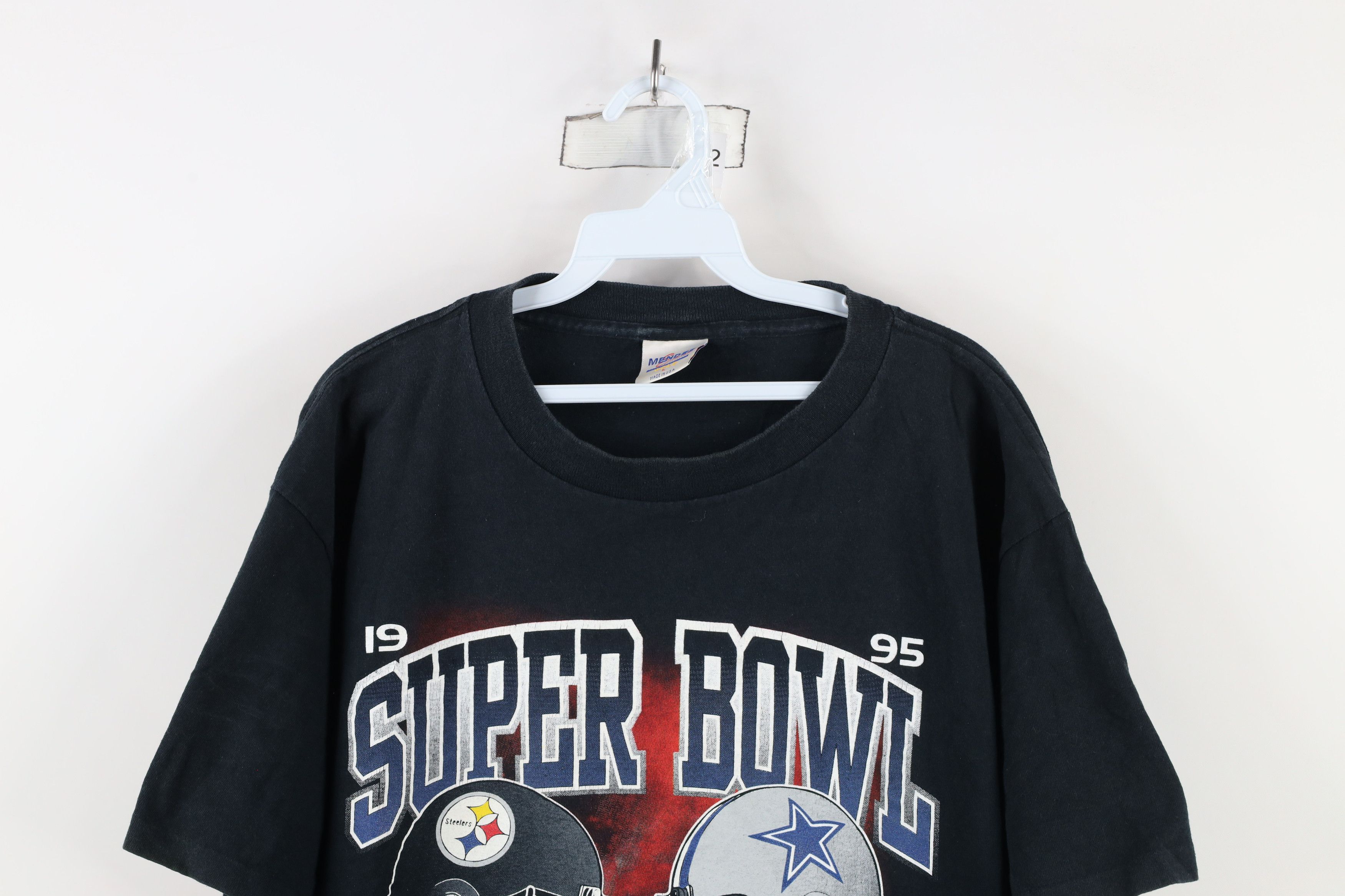 Vintage Vintage 90s Pittsburgh Steelers Dallas Cowboys T-Shirt USA Size US L / EU 52-54 / 3 - 2 Thumbnail