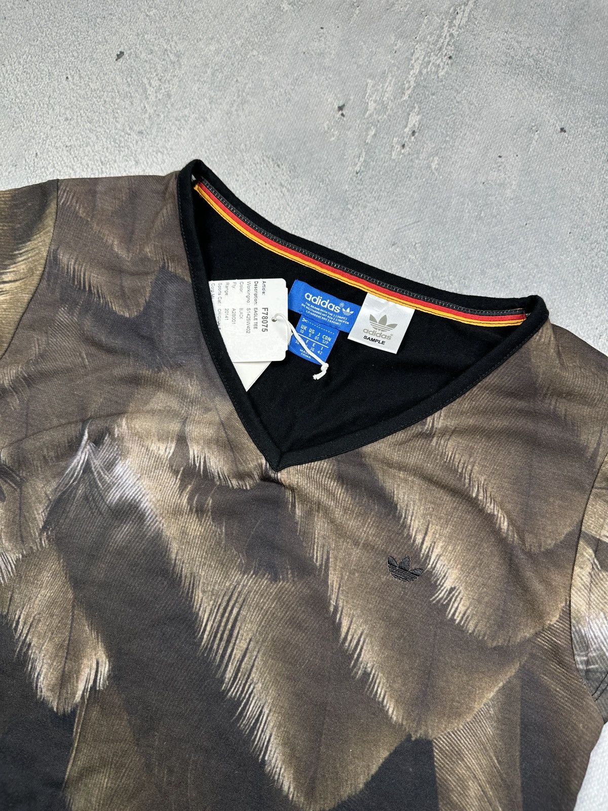Adidas Adidas Originals Eagle Print Sample Tee & Shorts Set Rare Size 28" / US 6 / IT 42 - 16 Thumbnail