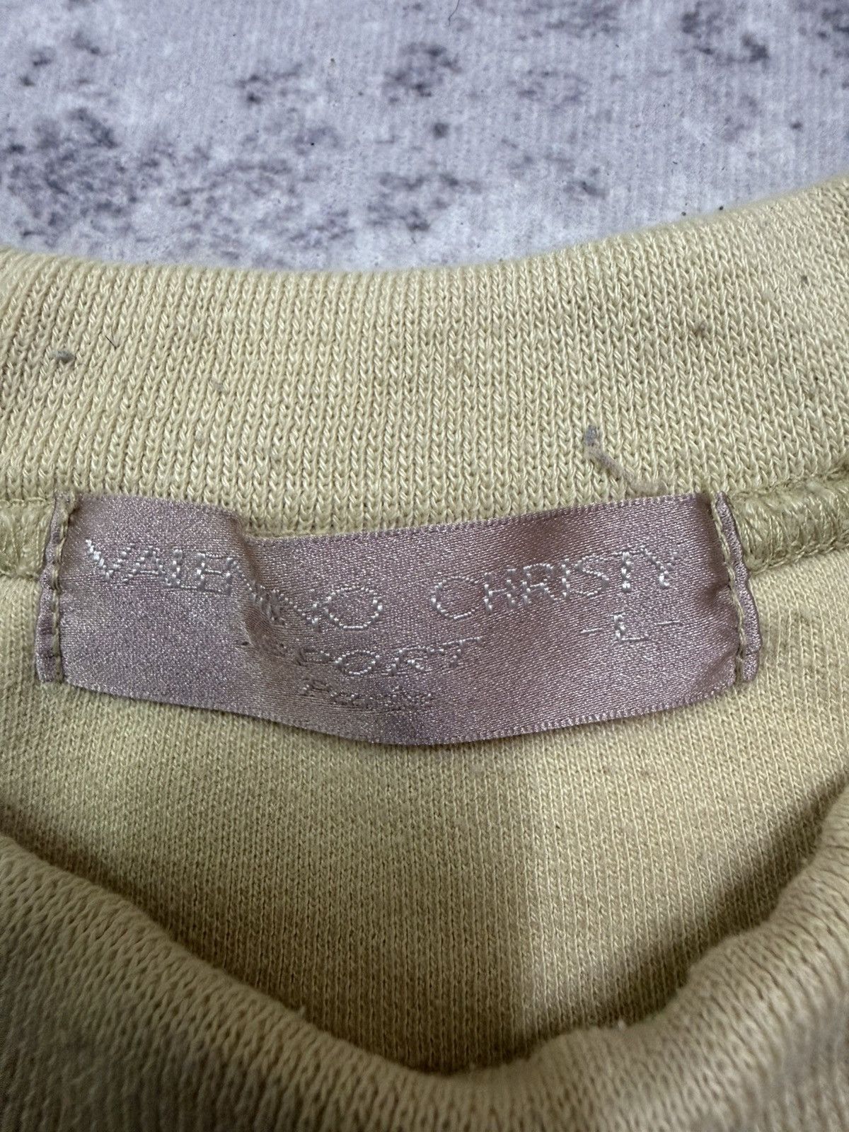 Valentino VINTAGE 90s VALENTINO CHRISTY PARIS SPORT BOXY SWEATERSHIRT Size M / US 6-8 / IT 42-44 - 6 Thumbnail
