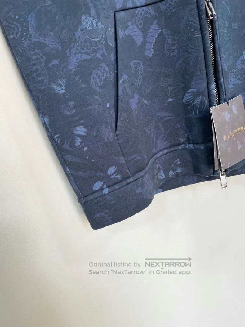 Other Valentino Sweatshirt jacket blue camouflage men's hooded j Size S / US 4 / IT 40 - 4 Thumbnail