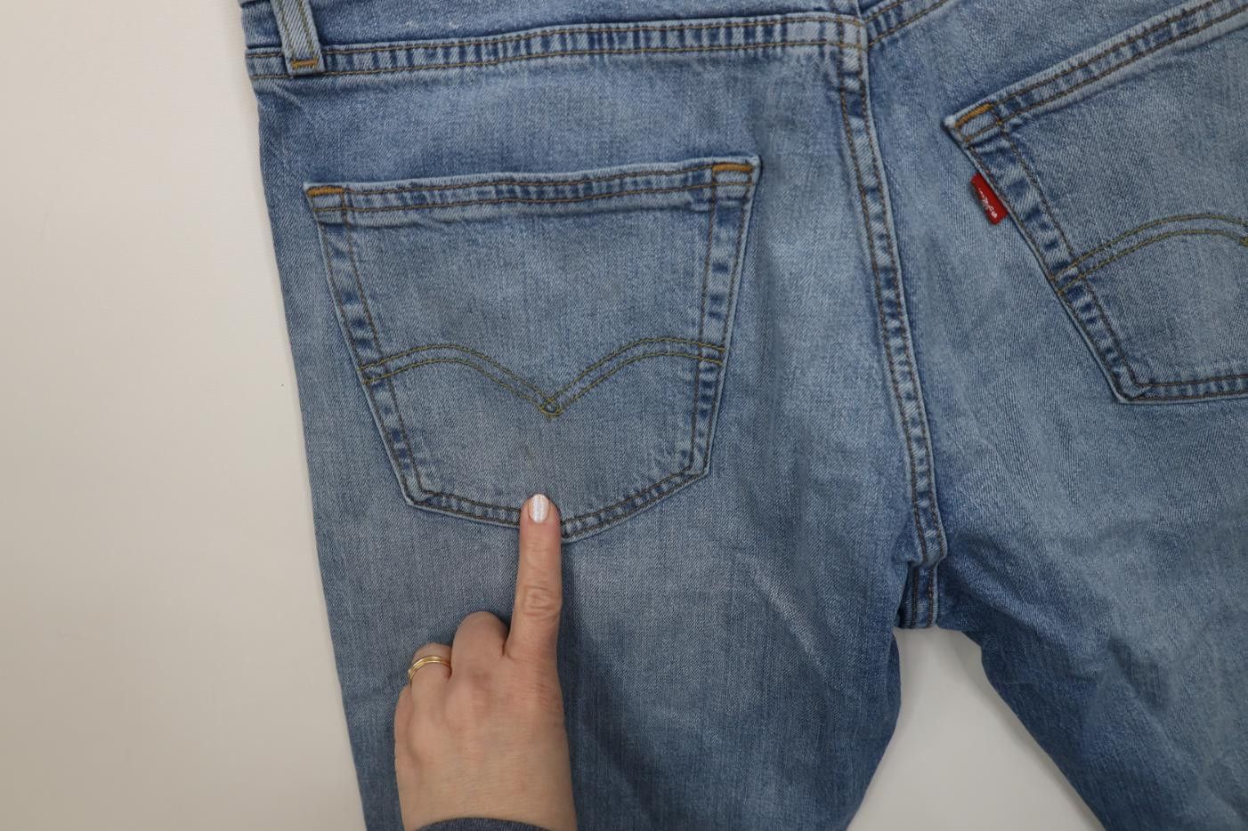 Levi's Vintage Y2K Levis 527 Bootcut Flared Denim Jeans Blue Size US 33 - 12 Thumbnail