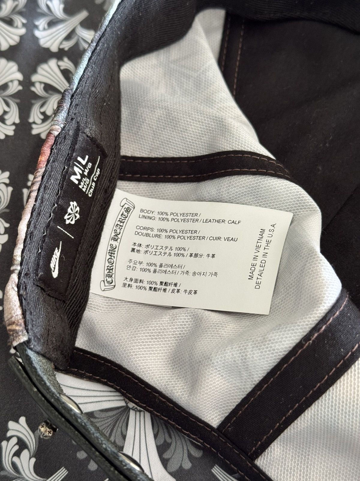 Chrome Hearts Chrome Hearts x Nocta x Nike Camo Club Hat Size ONE SIZE - 4 Thumbnail