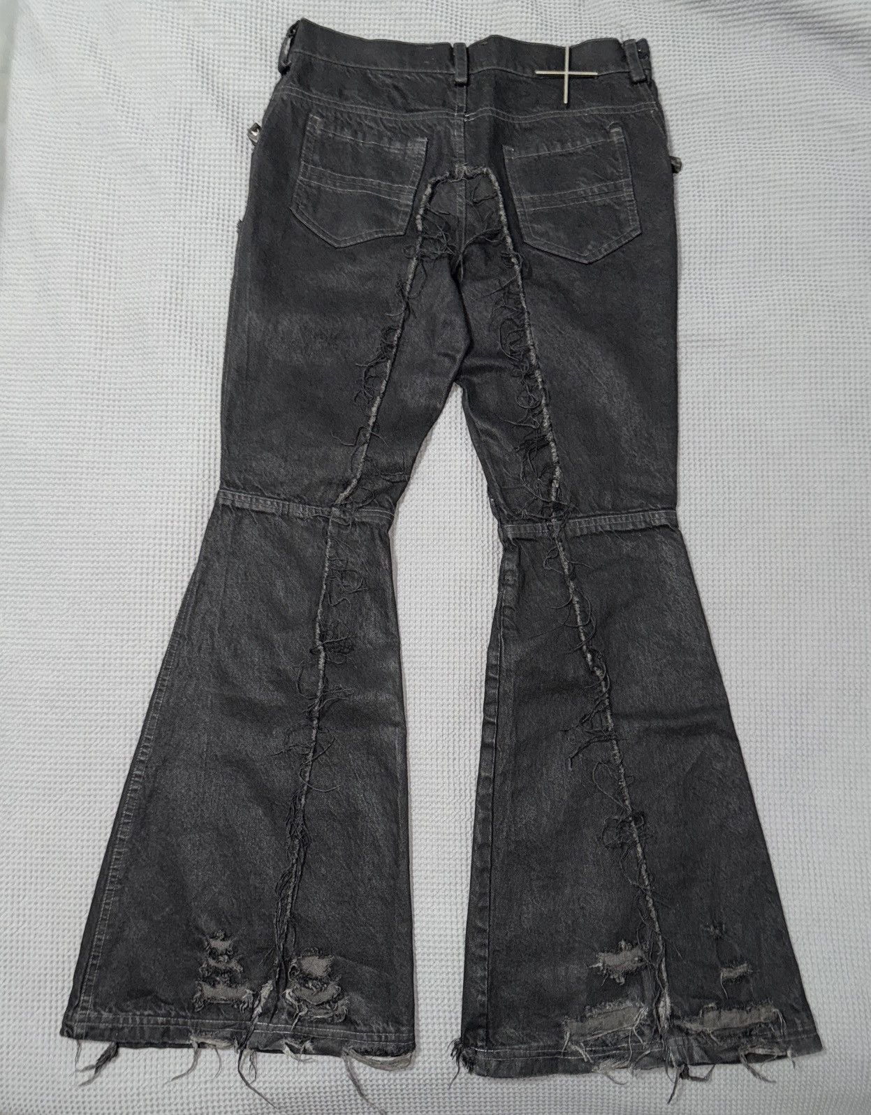 SHINE LUXURY SHINELUXURY „Morgenstar“ Inserted Flared Denim Size US 32 / EU 48 - 2 Thumbnail