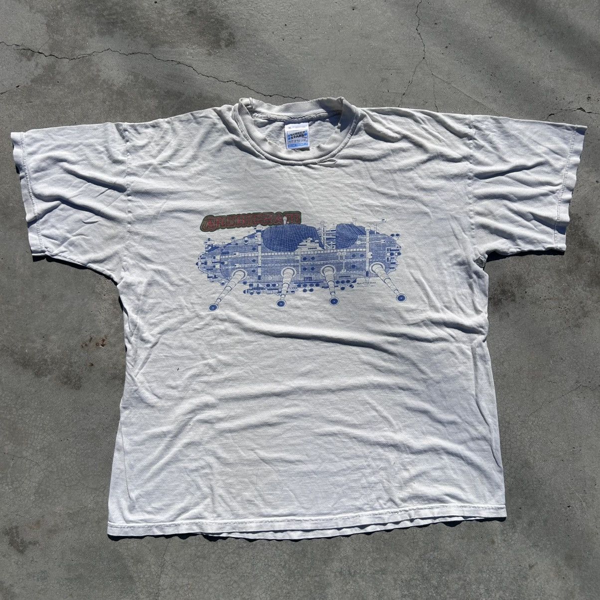 Fruit Of The Loom Vintage Archigram “Walking City” Graphic Tee 1984 Print / XL Size US XL / EU 56 / 4 - 1 Thumbnail
