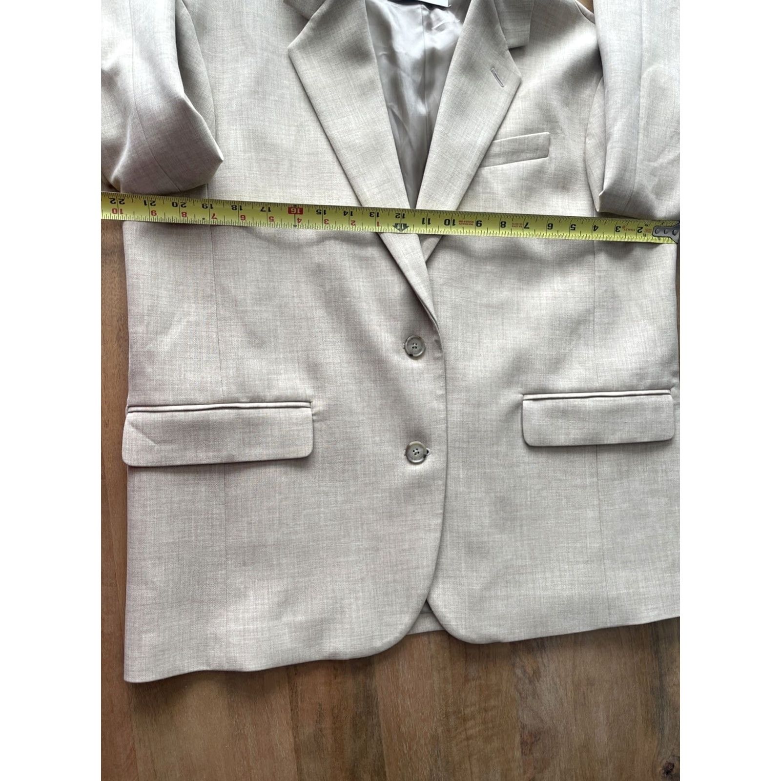 Vintage Babaton Blazer Womens Size 1 Beige Sport Jacket Office Career Aritzia Jacket Single-Breasted Notch Lapel Mens No Size XS / US 0-2 / IT 36-38 - 6 Thumbnail