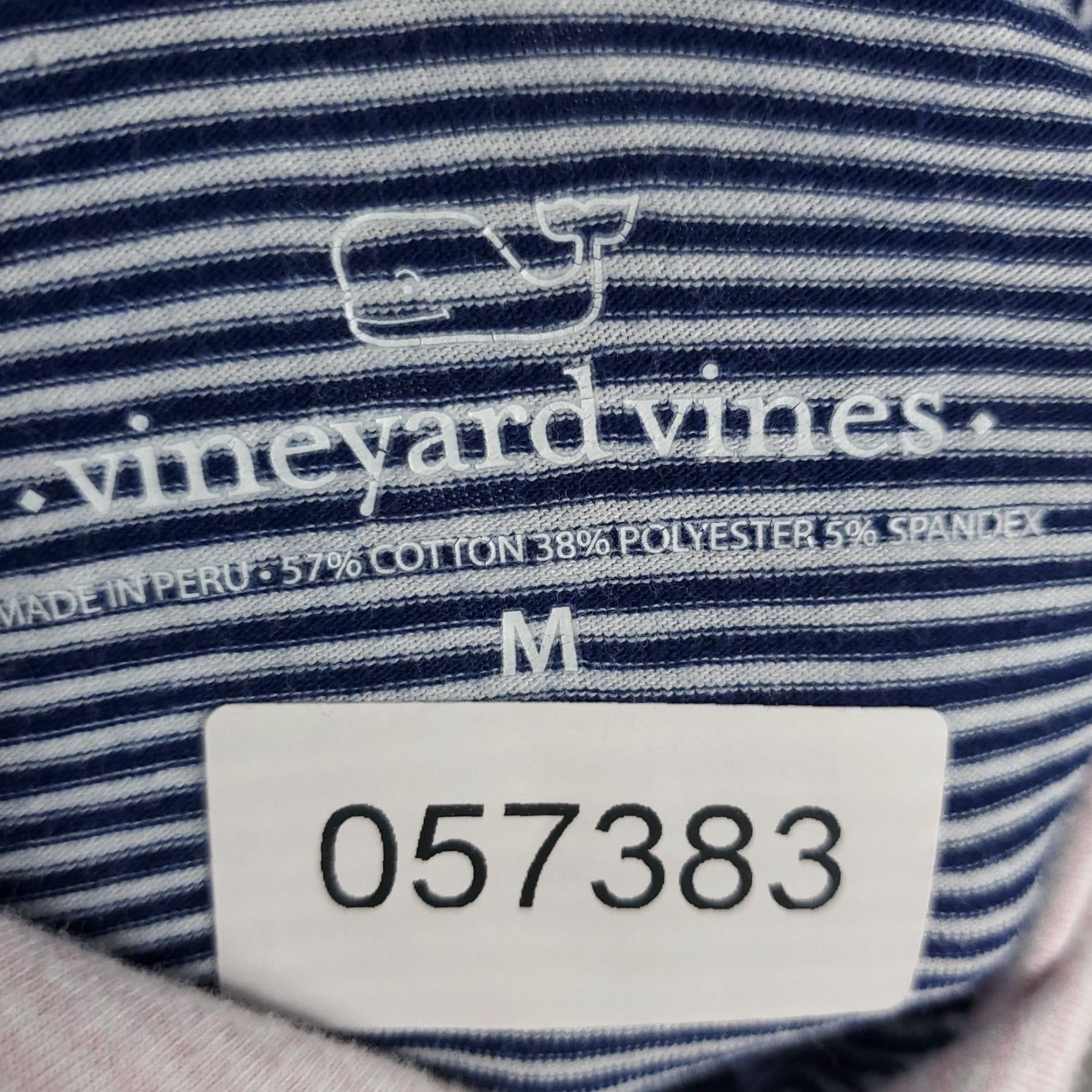 Vineyard Vines VINTAGE Vineyard Vines Polo Shirt Men Medium Blue Pink Stripe All Seasons Casual Short Sleeve Men's Size US M / EU 48-50 / 2 - 7 Thumbnail