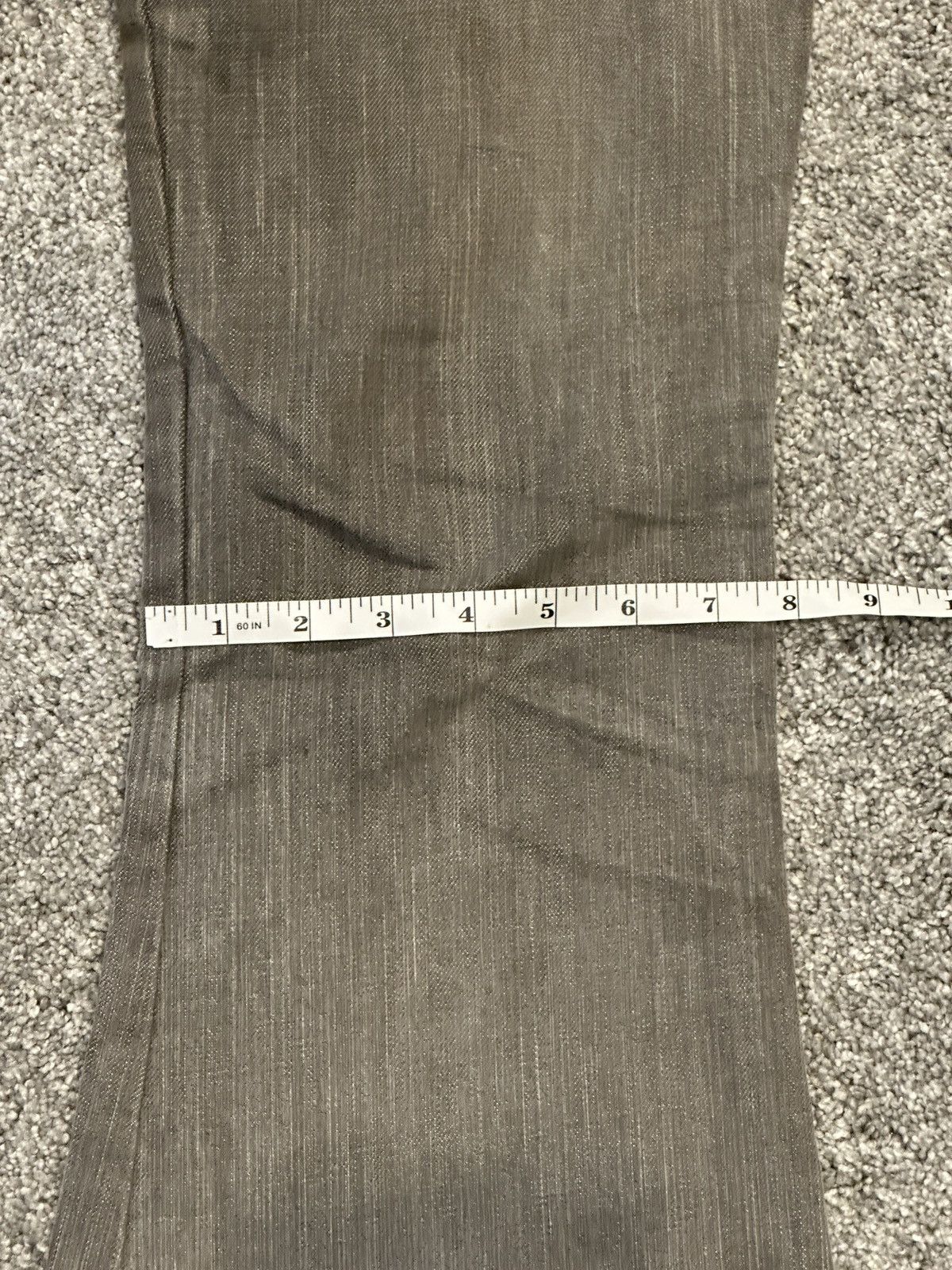 Obelisk Obelisk Y2K Flare Denim Leather patched Size US 33 - 14 Thumbnail