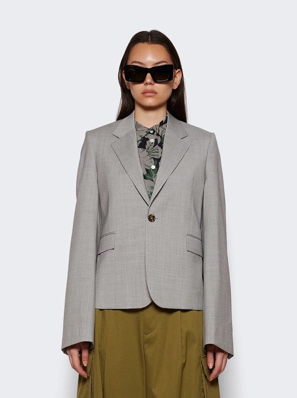 Loewe o1w1db10426 Blazers in Gray Size S / US 4 / IT 40 - 2 Thumbnail