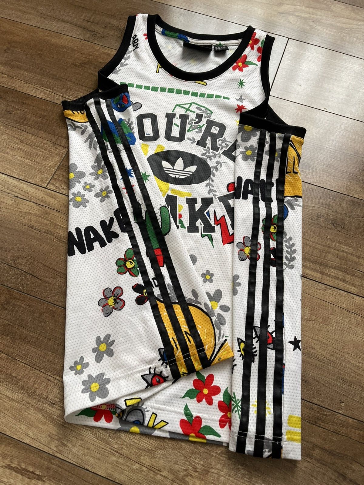Adidas Adidas Pharrell Williams Tank Top Jersey T-Shirt Size US M / EU 48-50 / 2 - 8 Thumbnail