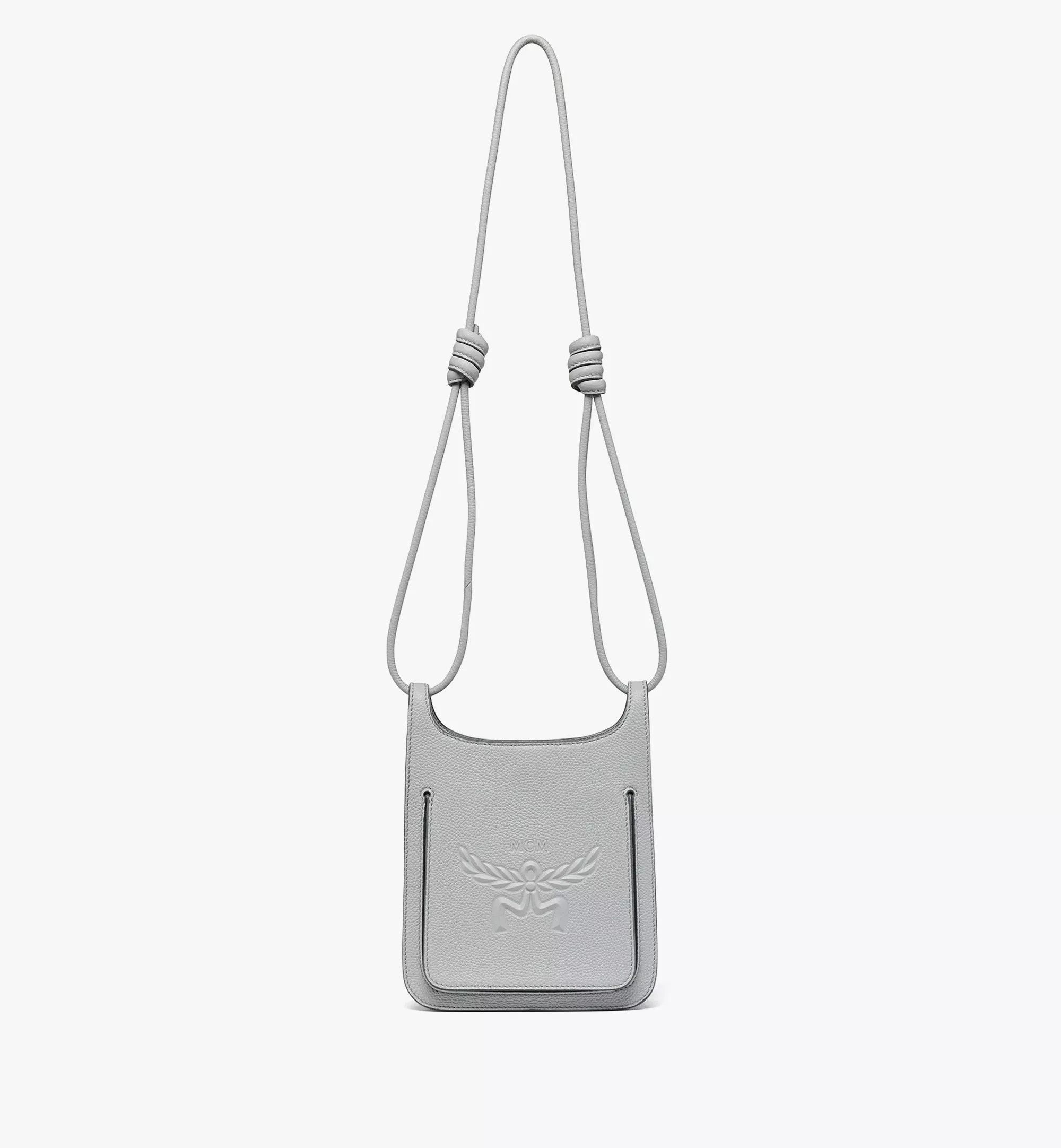 MCM o1mt1gz0325 Size: OS / Hobo Mini Bag in Grey Size ONE SIZE - 1 Thumbnail