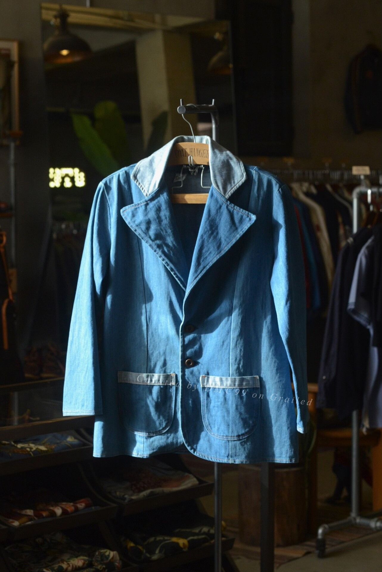Vintage Maverick Blue Bell 1970s Denim Jacket M Size US M / EU 48-50 / 2 - 1 Thumbnail