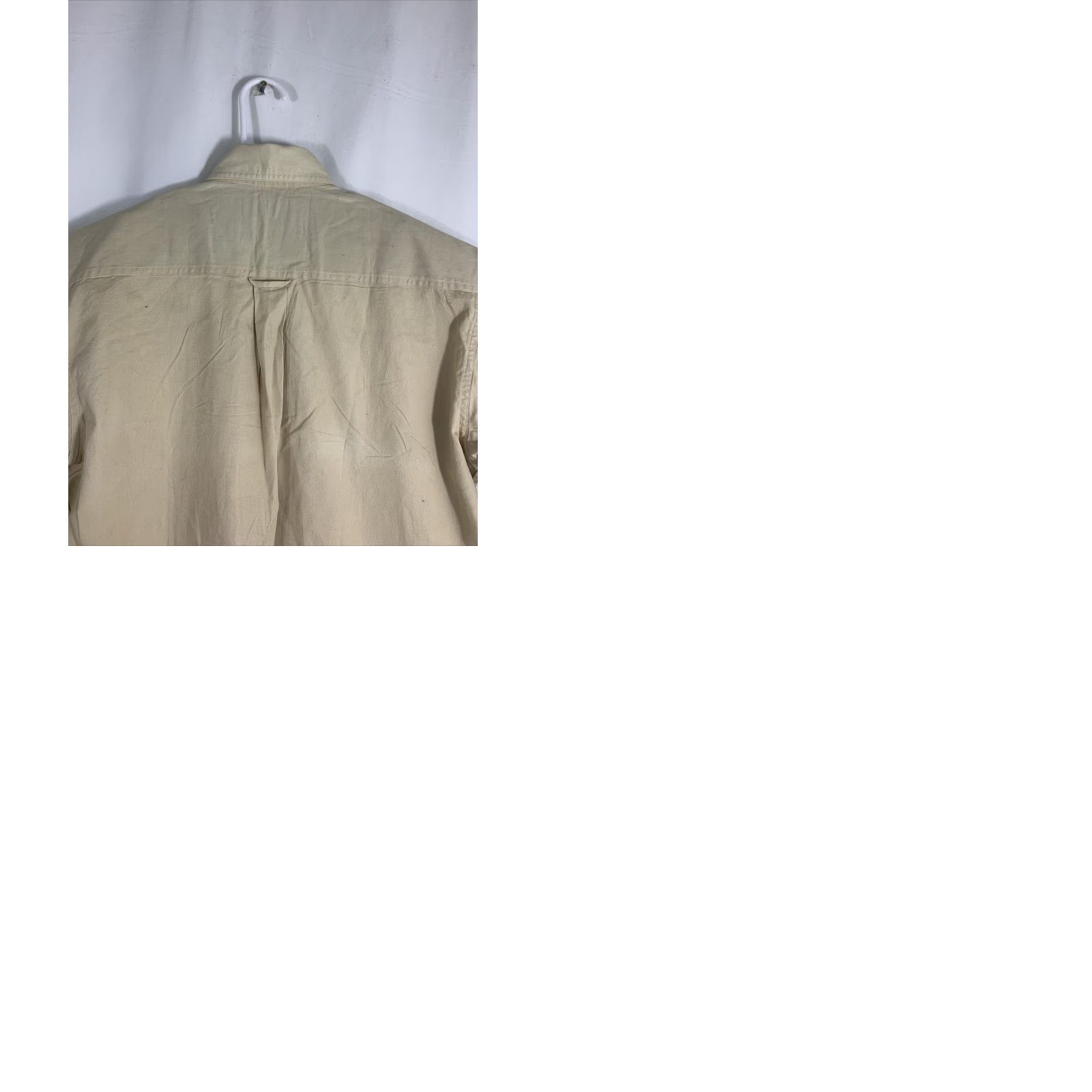Chaps VINTAGE Ralph Lauren Chaps Button-Up Shirt Mens 15 Khaki Cotton Boy Scout Beige Long Sleeve Size US M / EU 48-50 / 2 - 9 Thumbnail