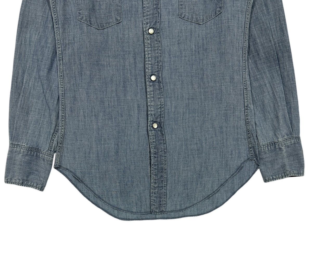 45rpm Vtg🔥45Rpm Washes Indigo Western Shirt Size US S / EU 44-46 / 1 - 4 Thumbnail
