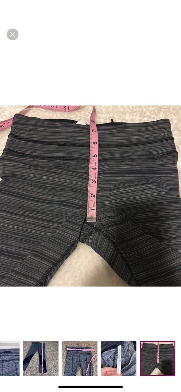 Lululemon Lululemon run inspire crop II Leggings with mesh size 4 Size 27" / US 4 / IT 40 - 9 Thumbnail